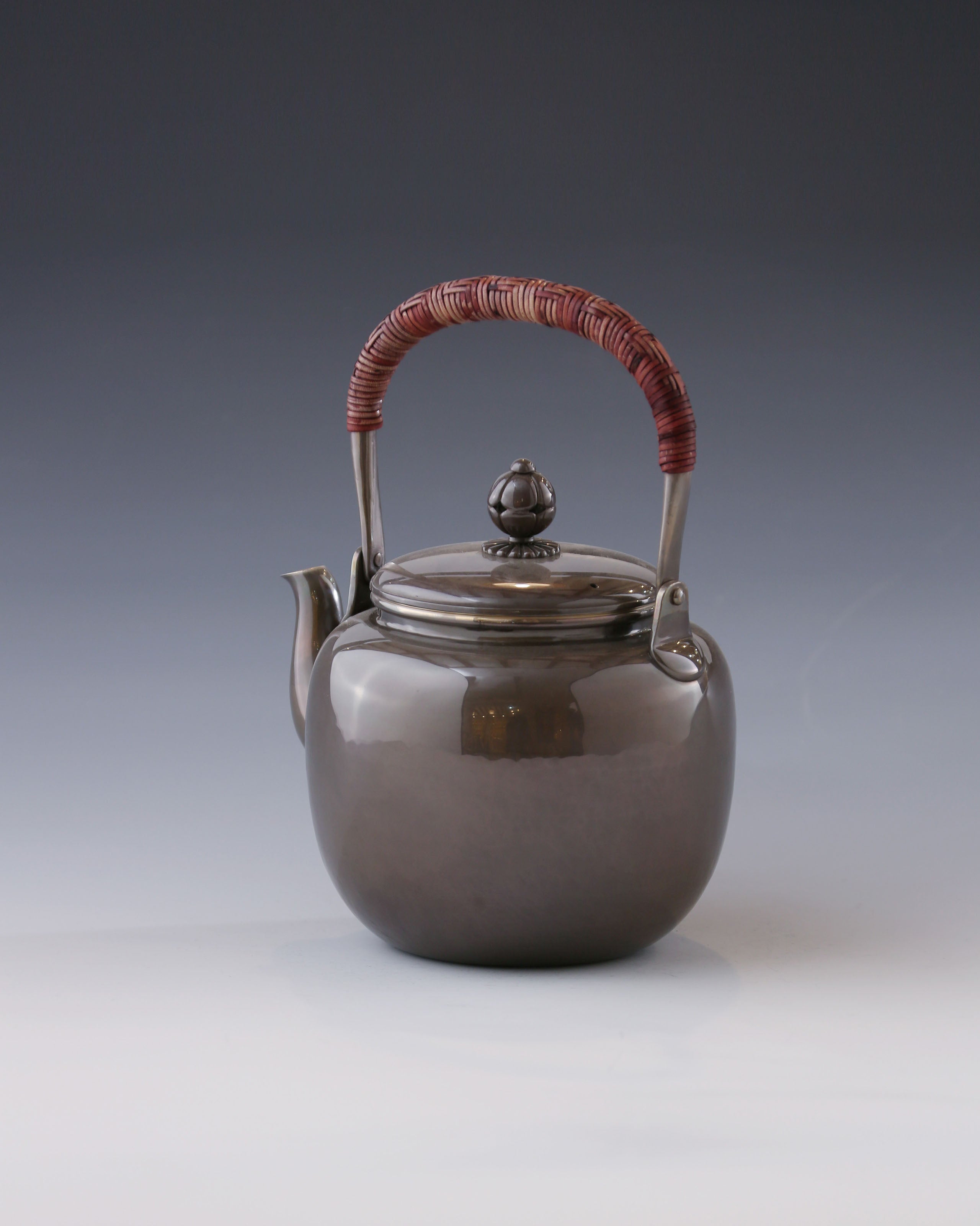 Tang Dynasty Style - Date-Shaped Purple Silver Teapot