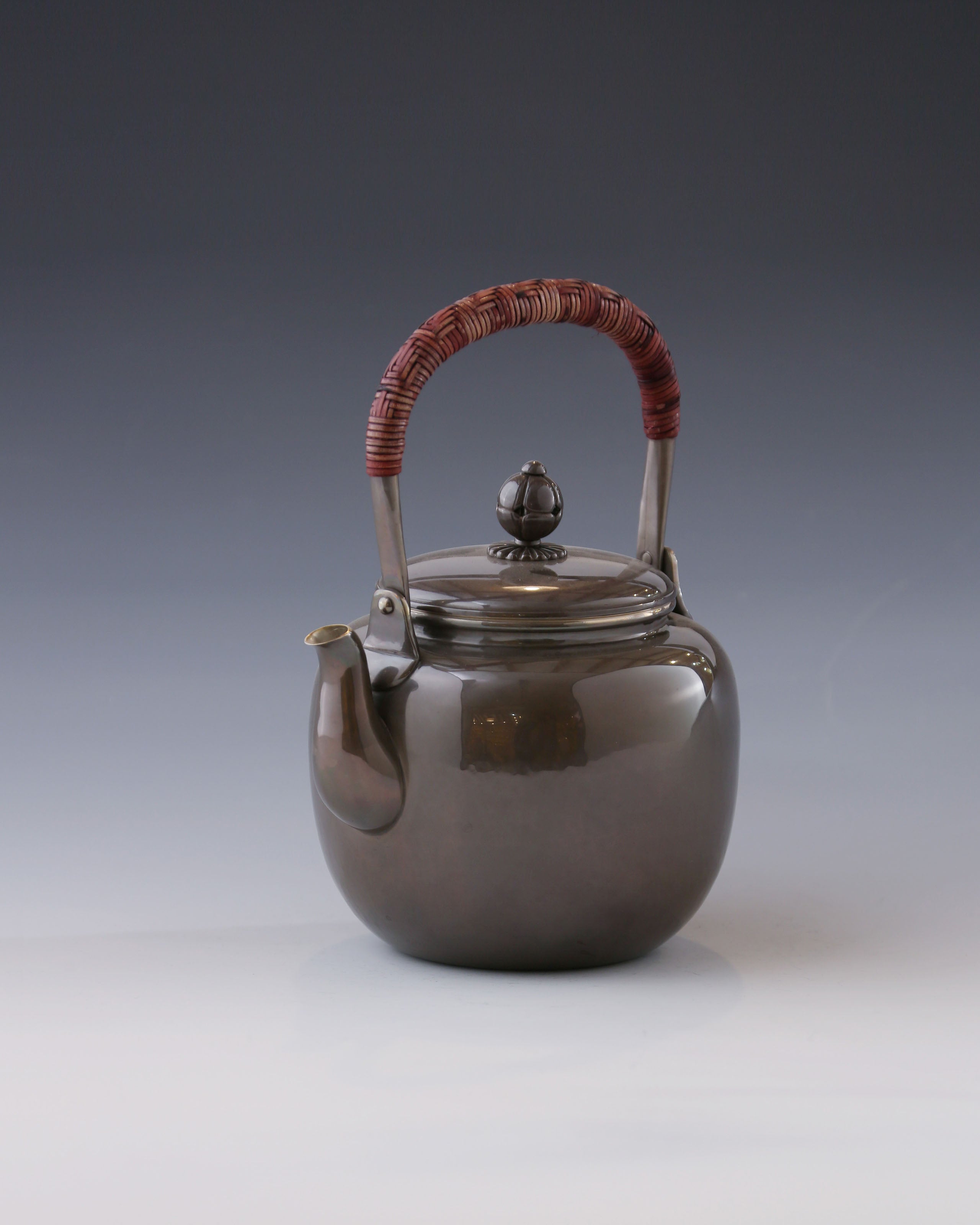 Tang Dynasty Style - Date-Shaped Purple Silver Teapot