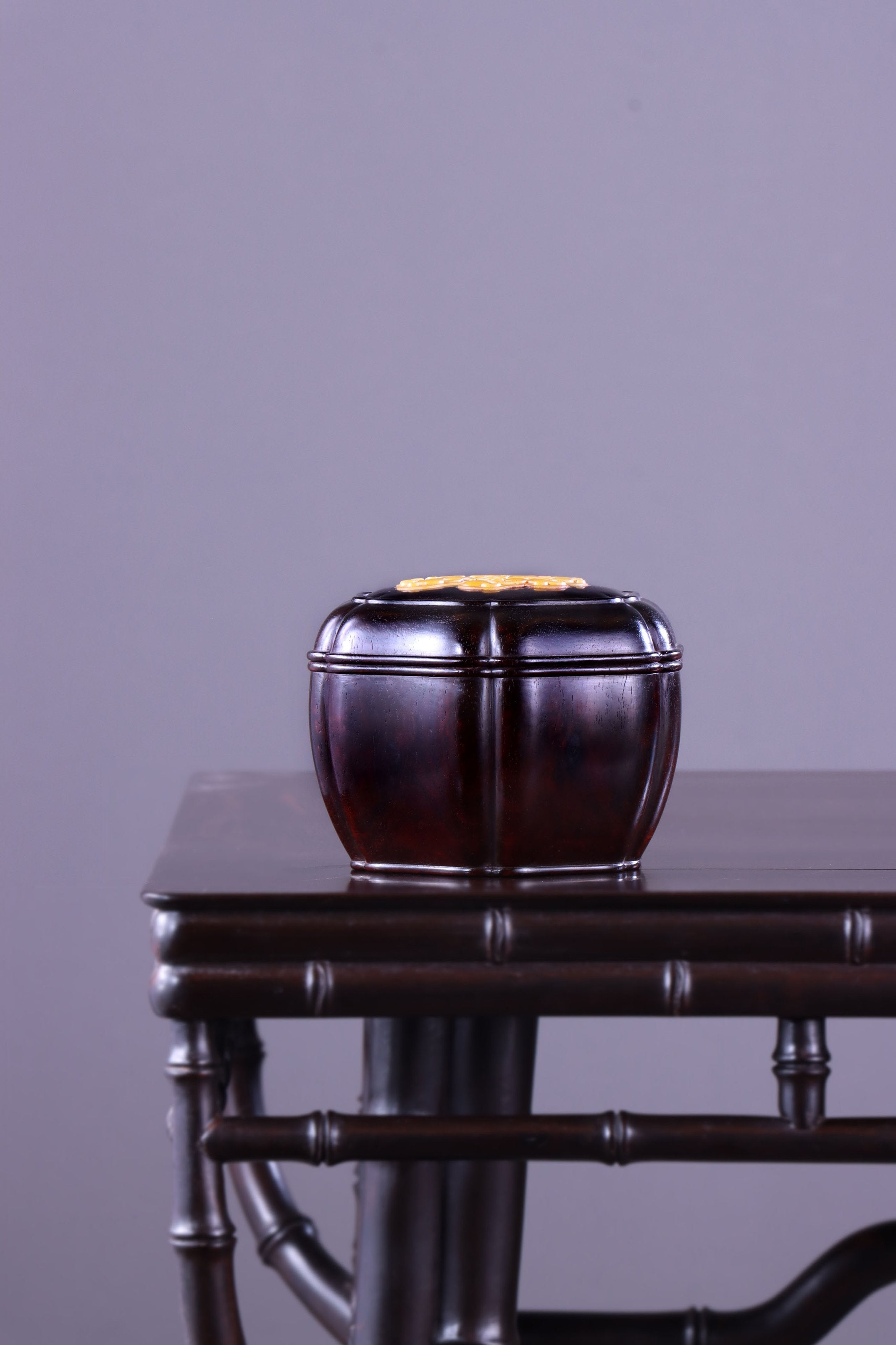 Tianfu Small Leaf Sandalwood Sunflower Mouth Tea Canister