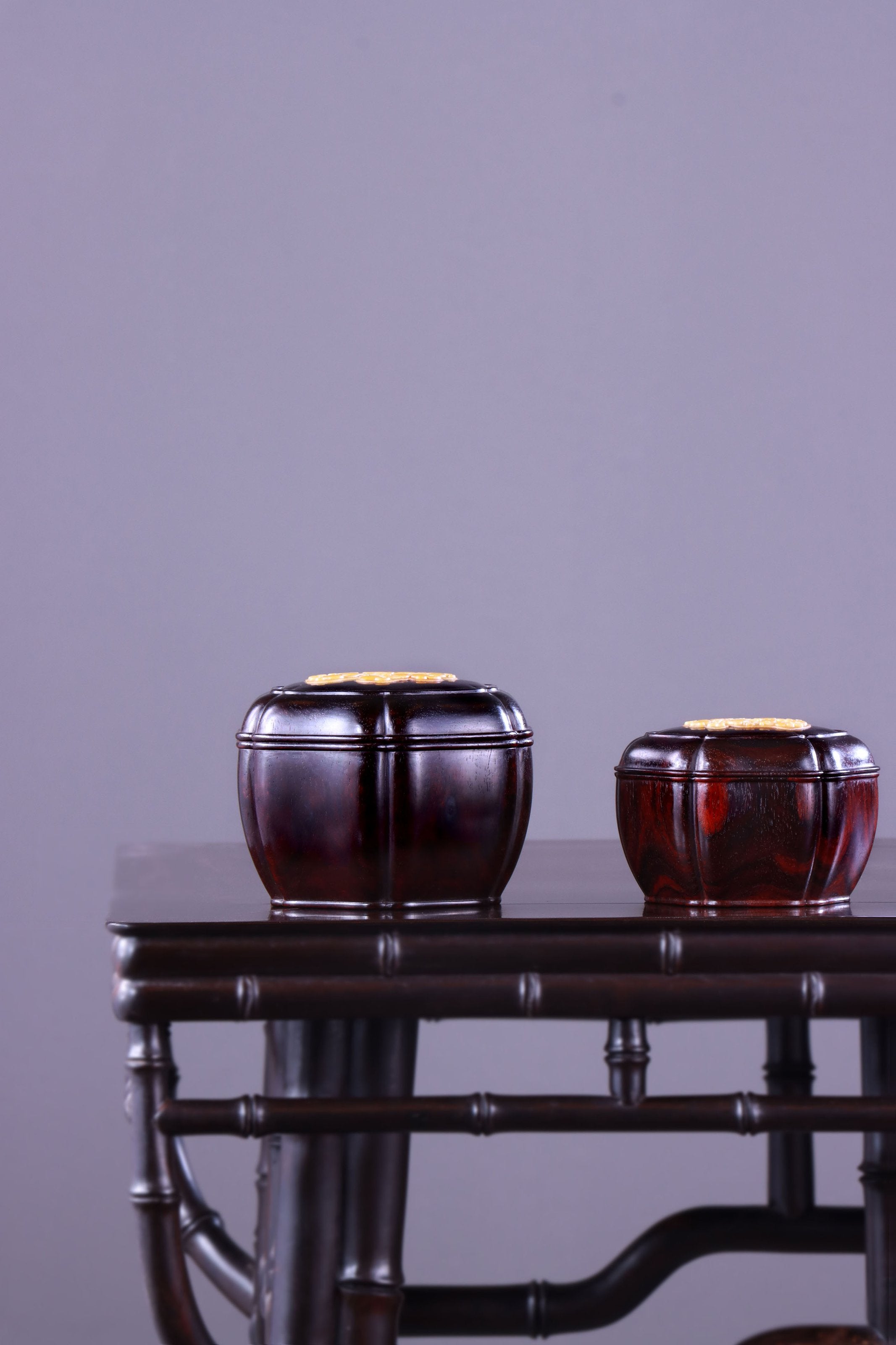 Tianfu Small Leaf Sandalwood Sunflower Mouth Tea Canister