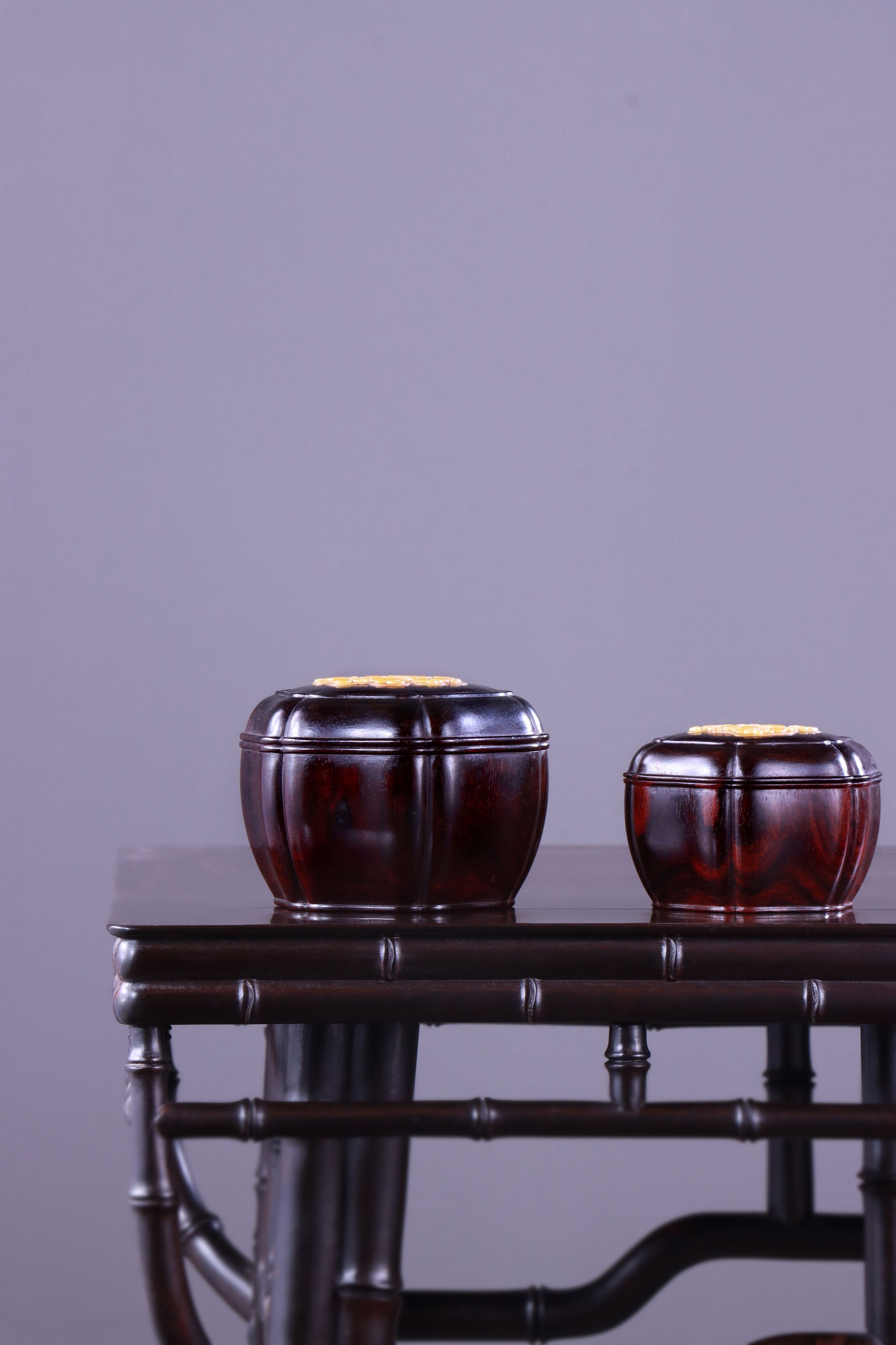 Tianfu Small Leaf Sandalwood Sunflower Mouth Tea Canister