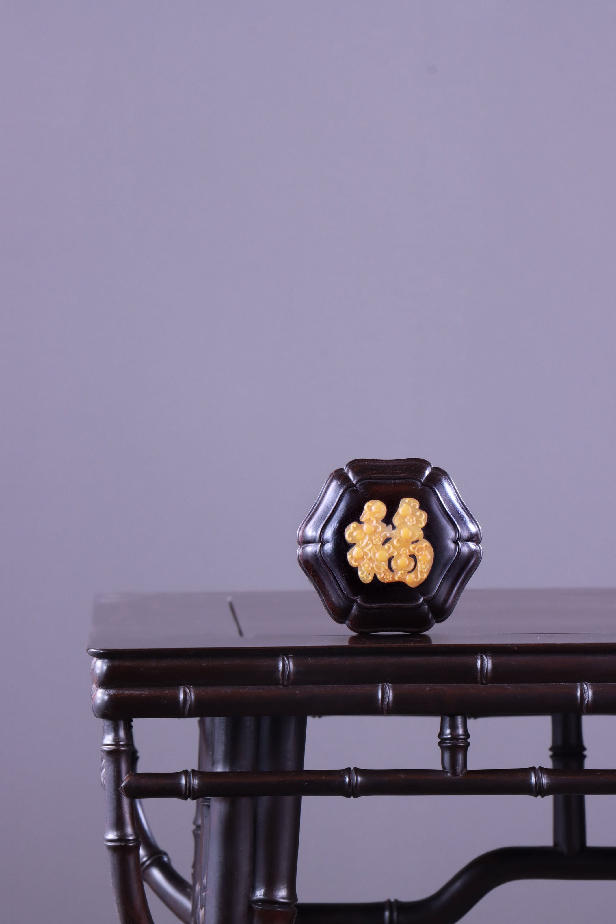 Tianfu Small Leaf Sandalwood Sunflower Mouth Tea Canister