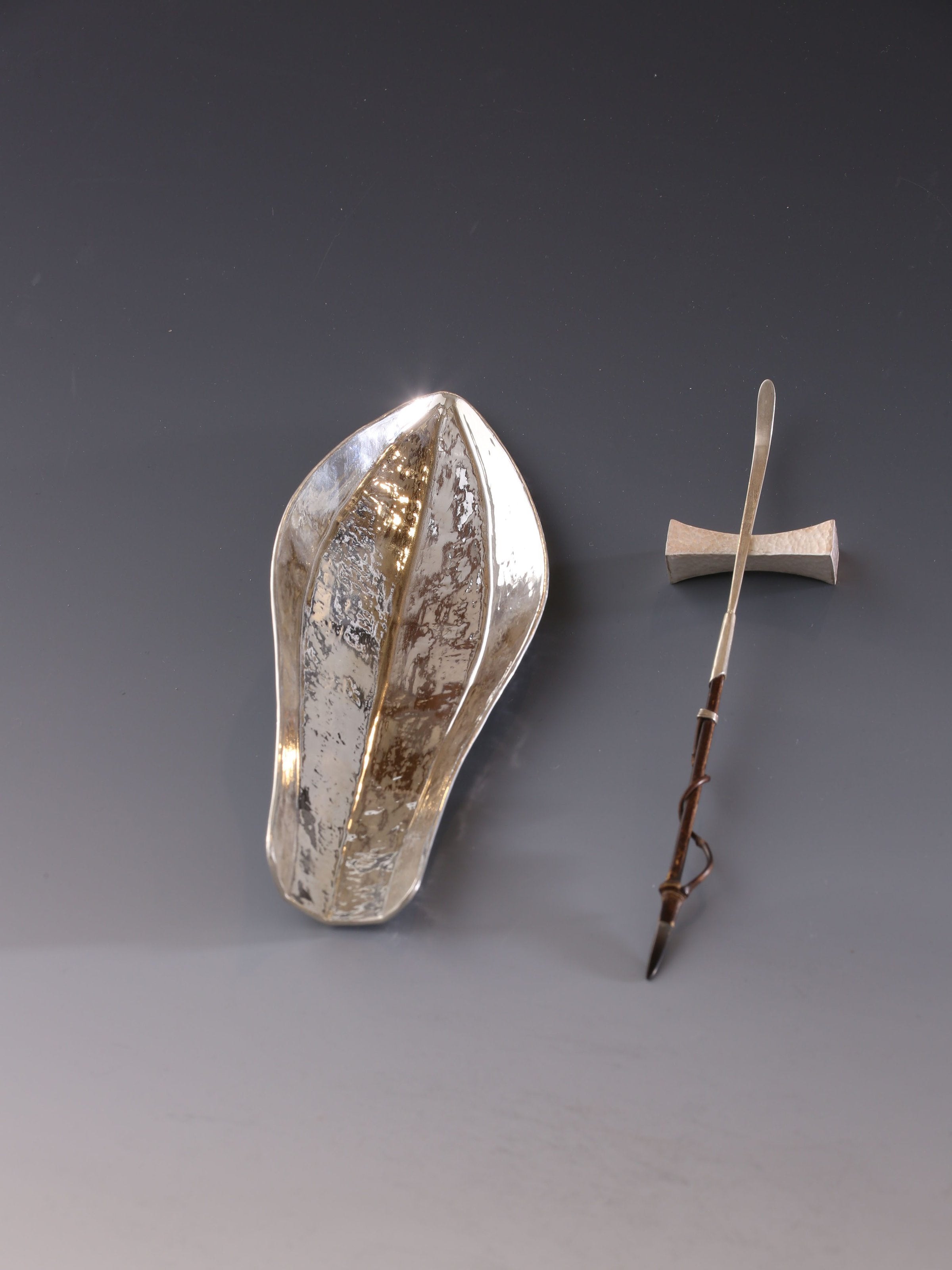 Iron-wrapped Silver Lotus Petal Teapot