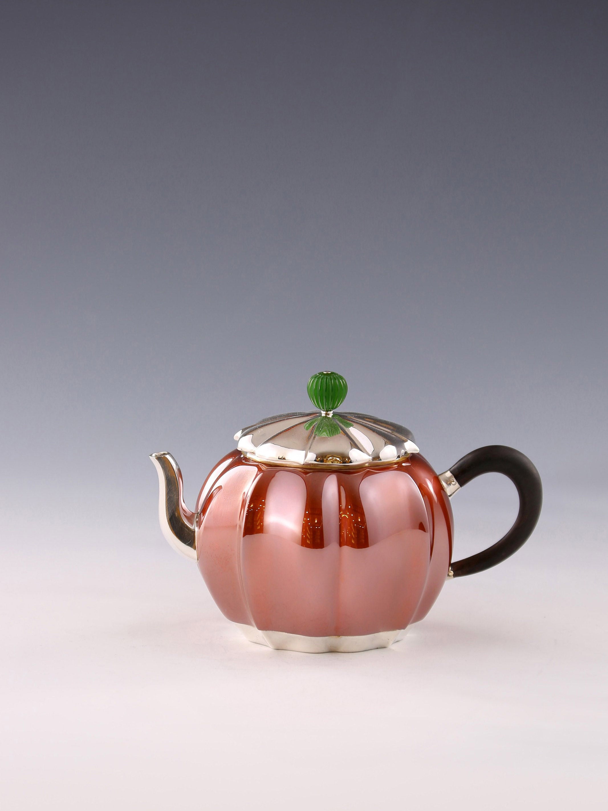 Vanlian Copper-Plated Silver Teapot