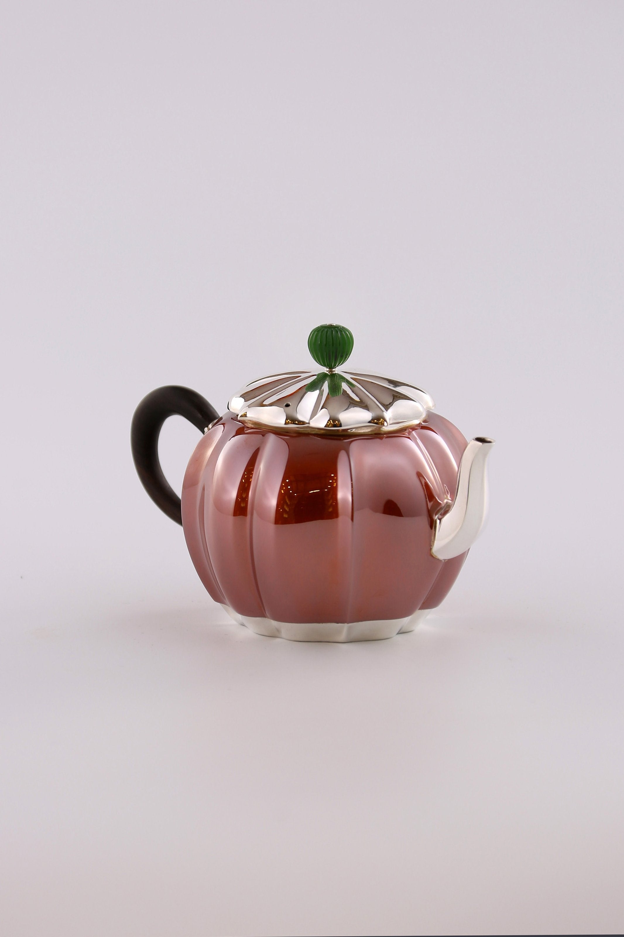 Vanlian Copper-Plated Silver Teapot