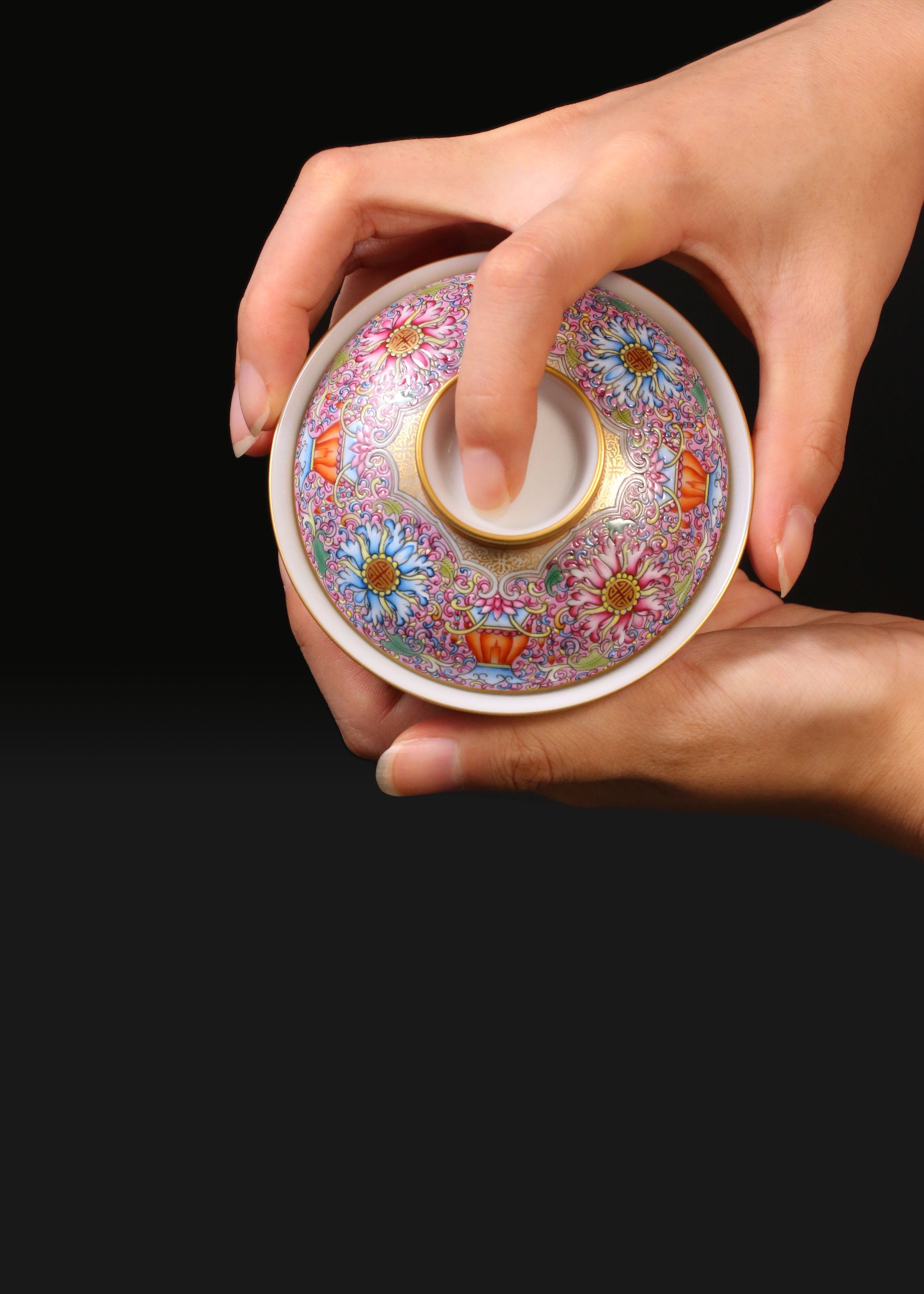 Dayazhai Longevity Lantern Covered Bowl