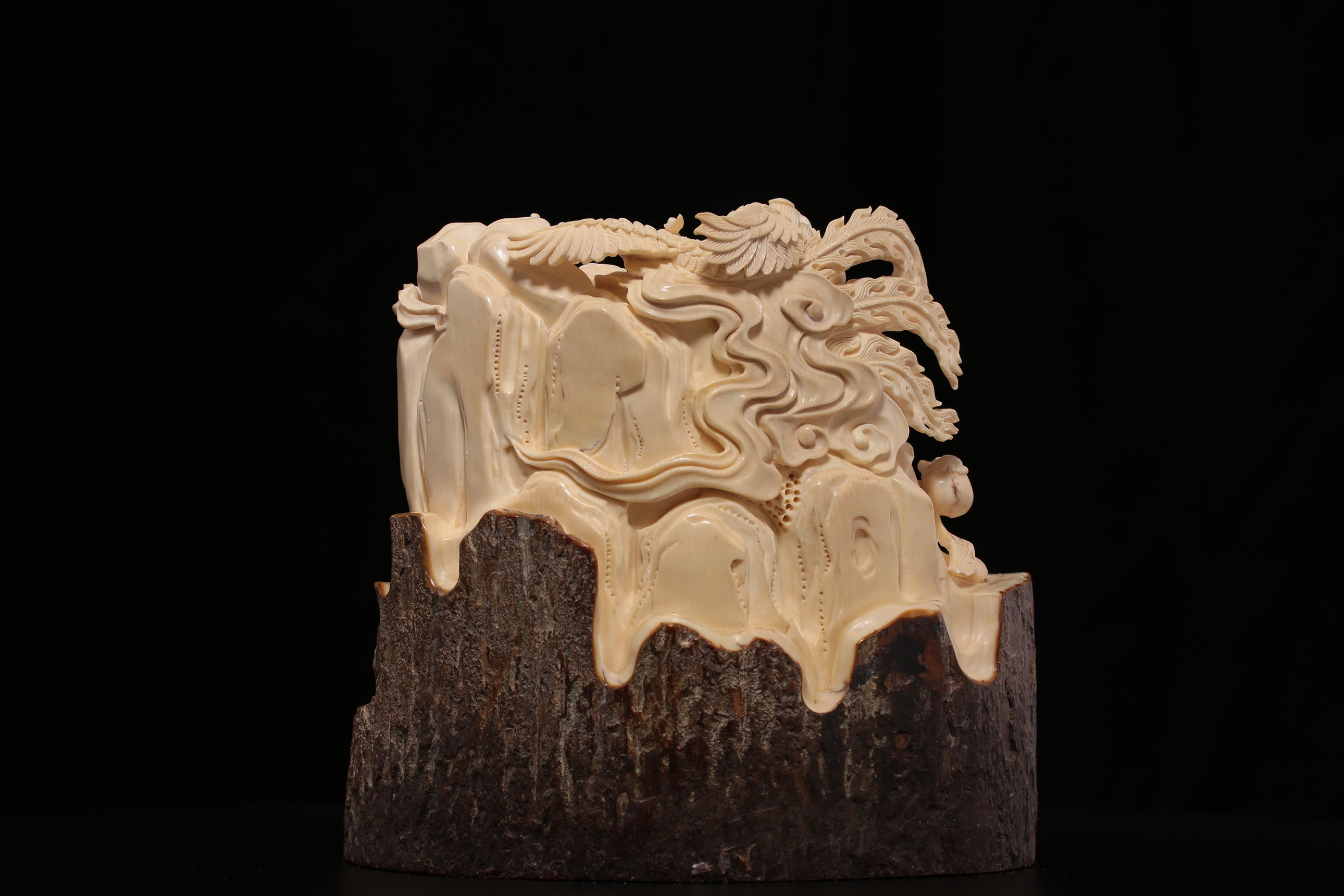 Ivory Carving - Reclining Guanyin