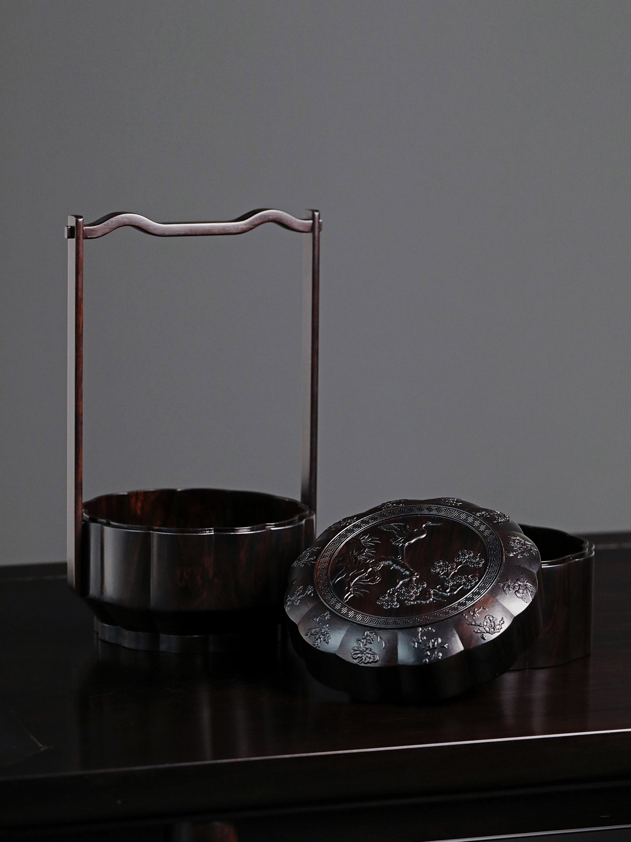 Rosewood/Purple Sandalwood Twelve Seasonal Handbag