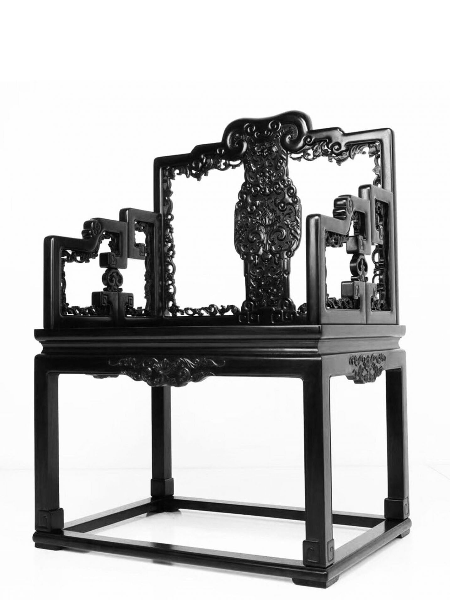 Passionflower Pattern Armchair