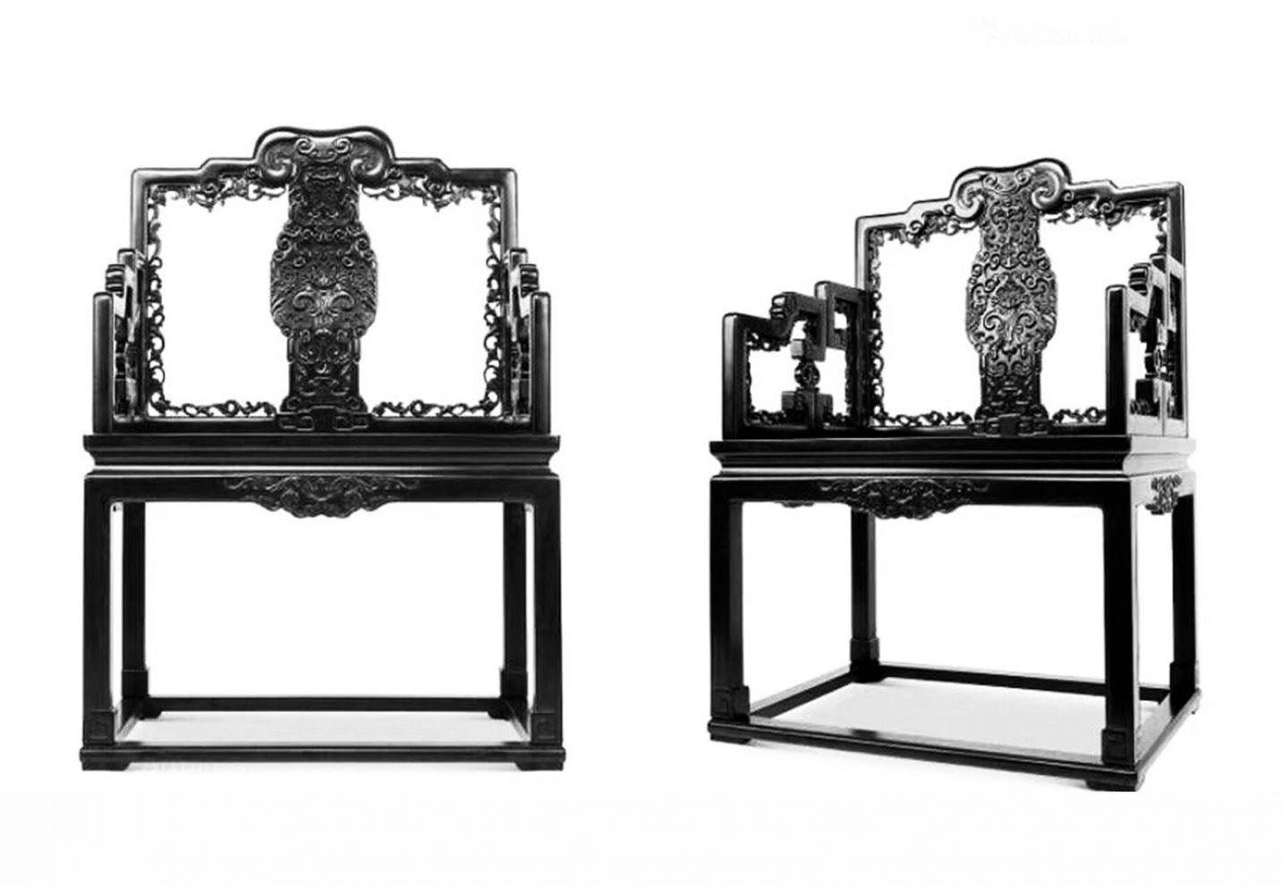 Passionflower Pattern Armchair