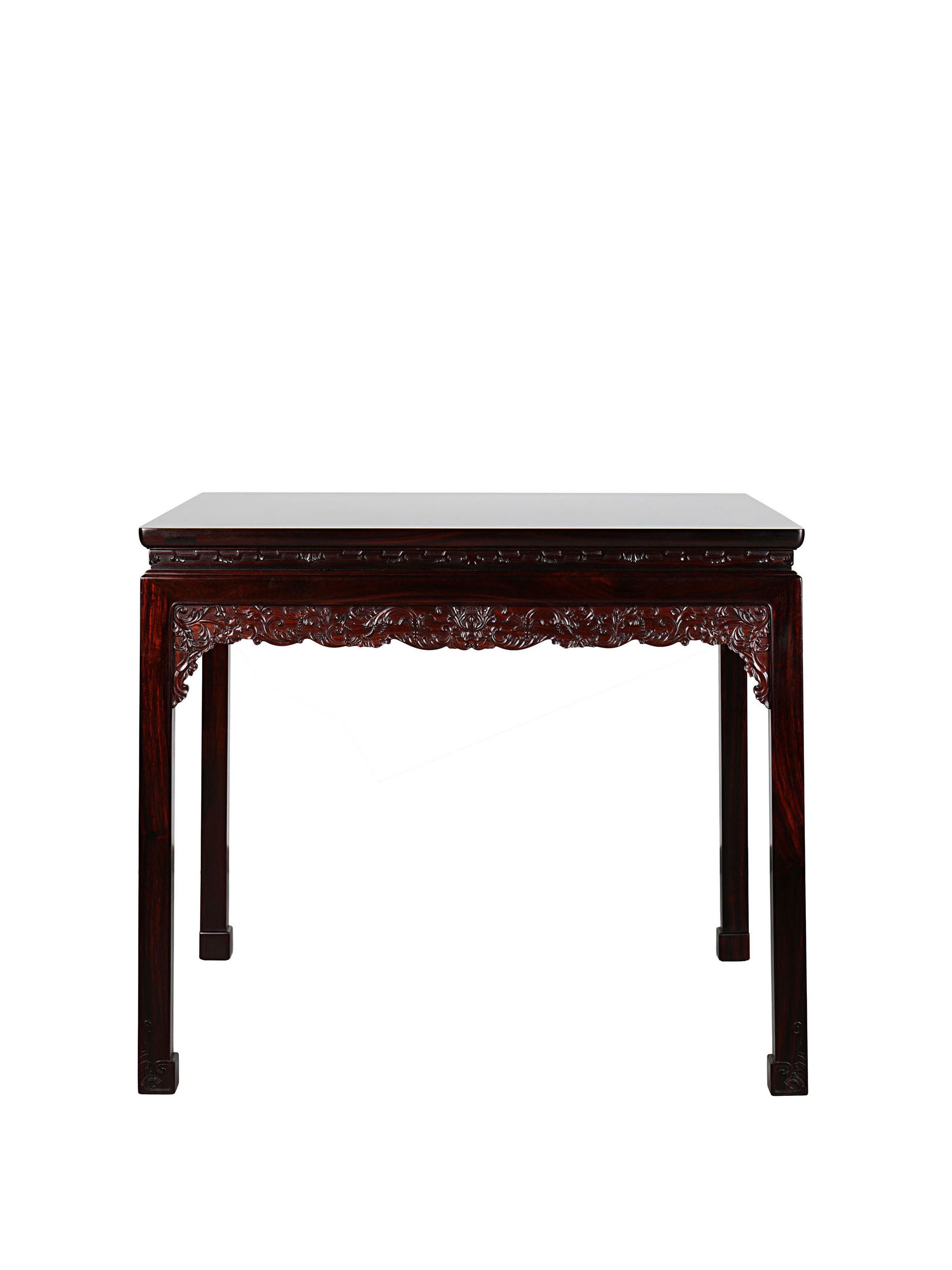 Passionflower Pattern Square Table
