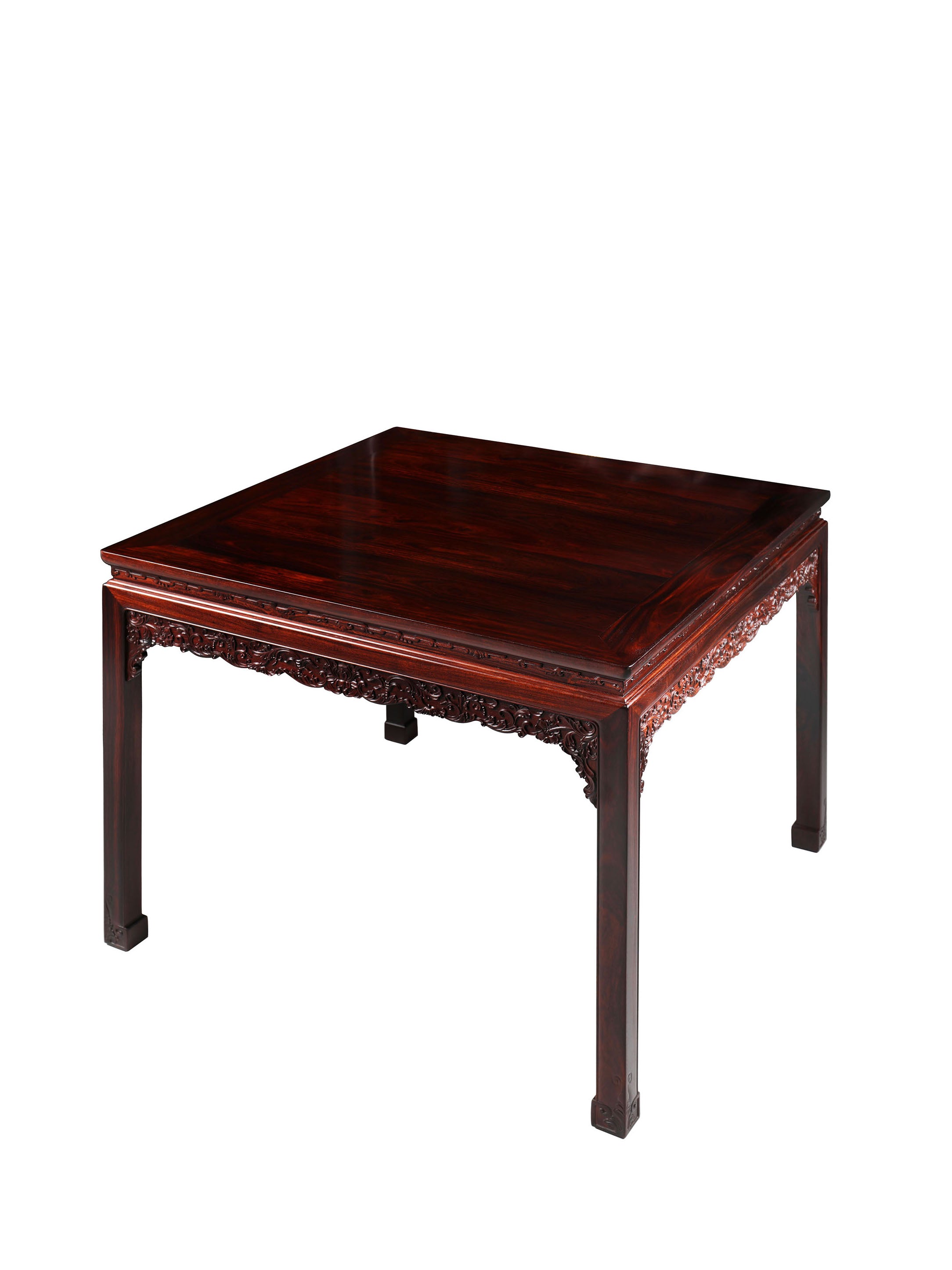 Passionflower Pattern Square Table