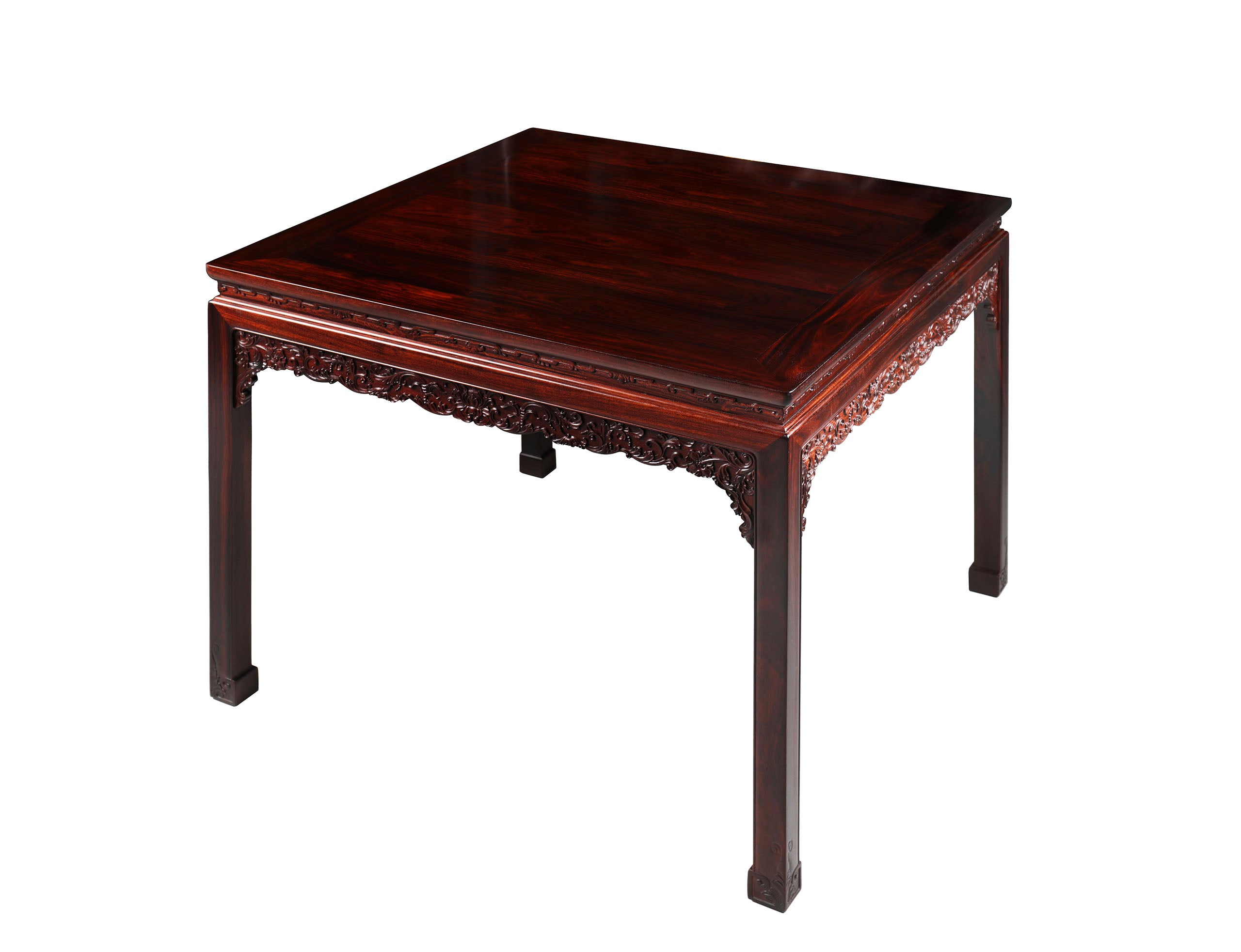 Passionflower Pattern Square Table
