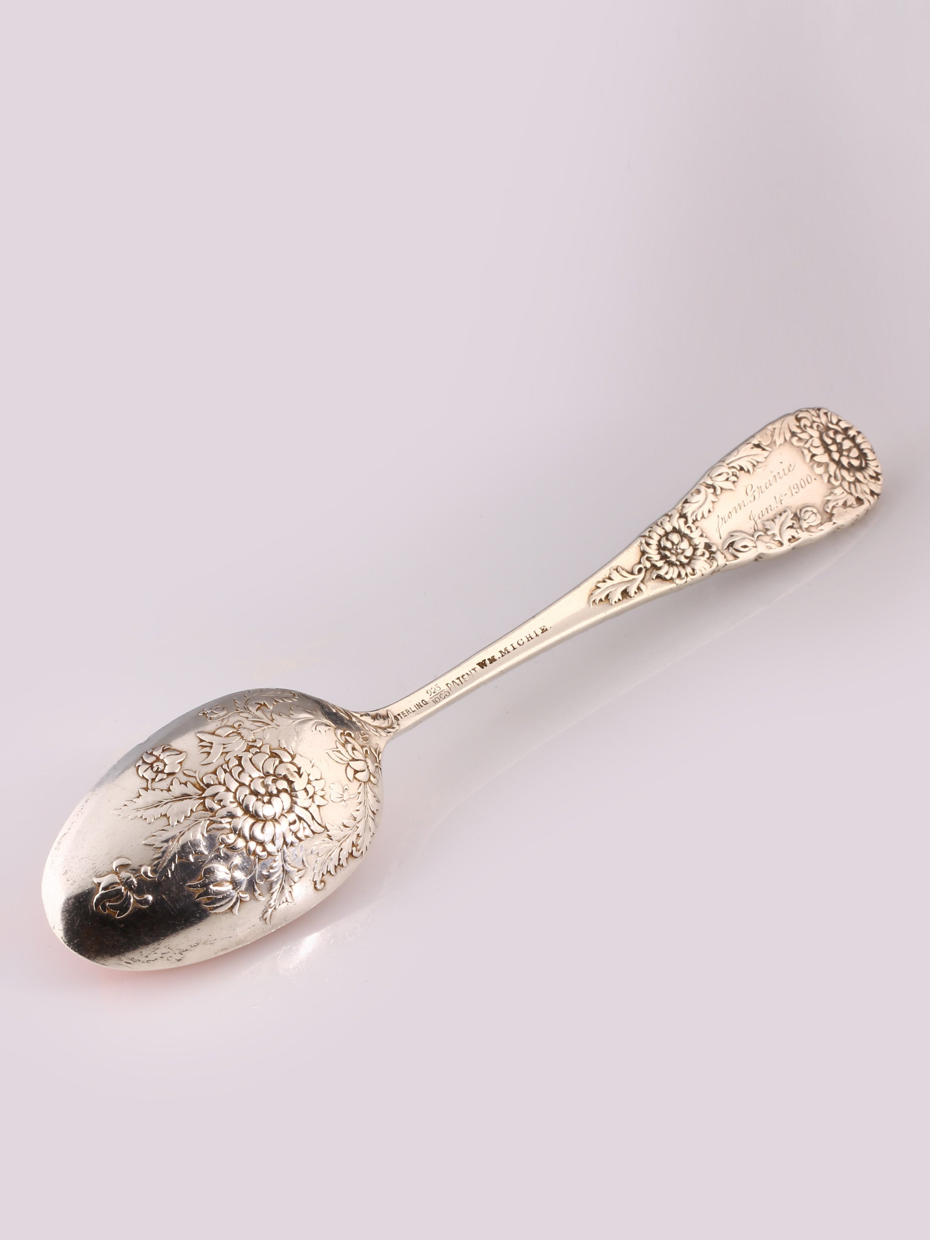 Western sterling silver teaspoon