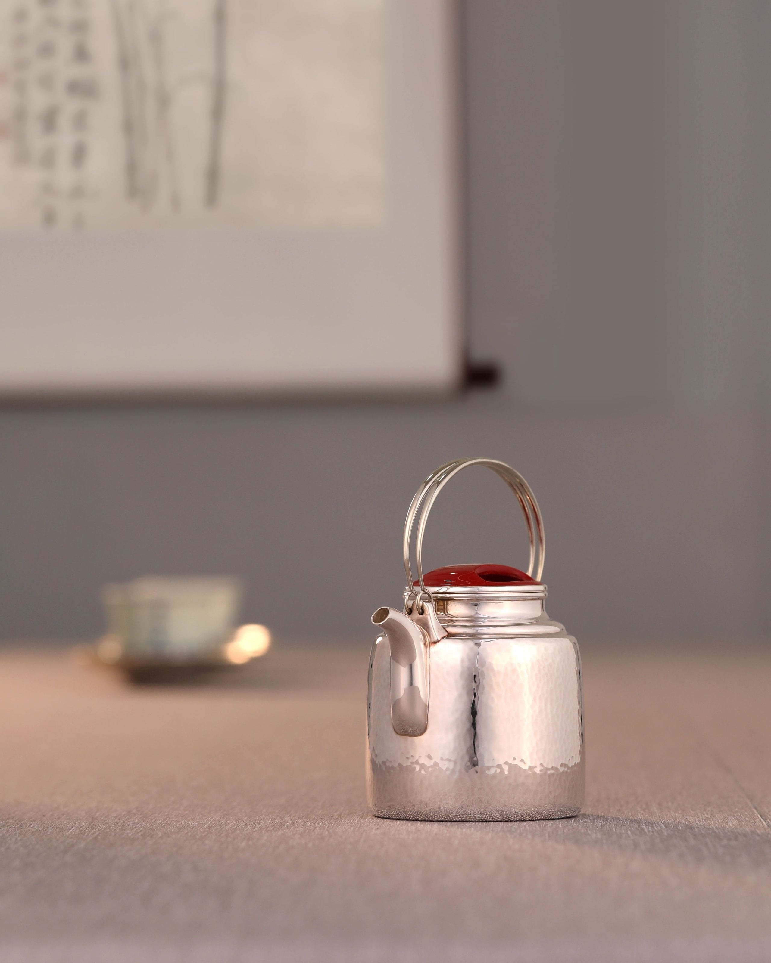 Yangtong sterling silver teapot