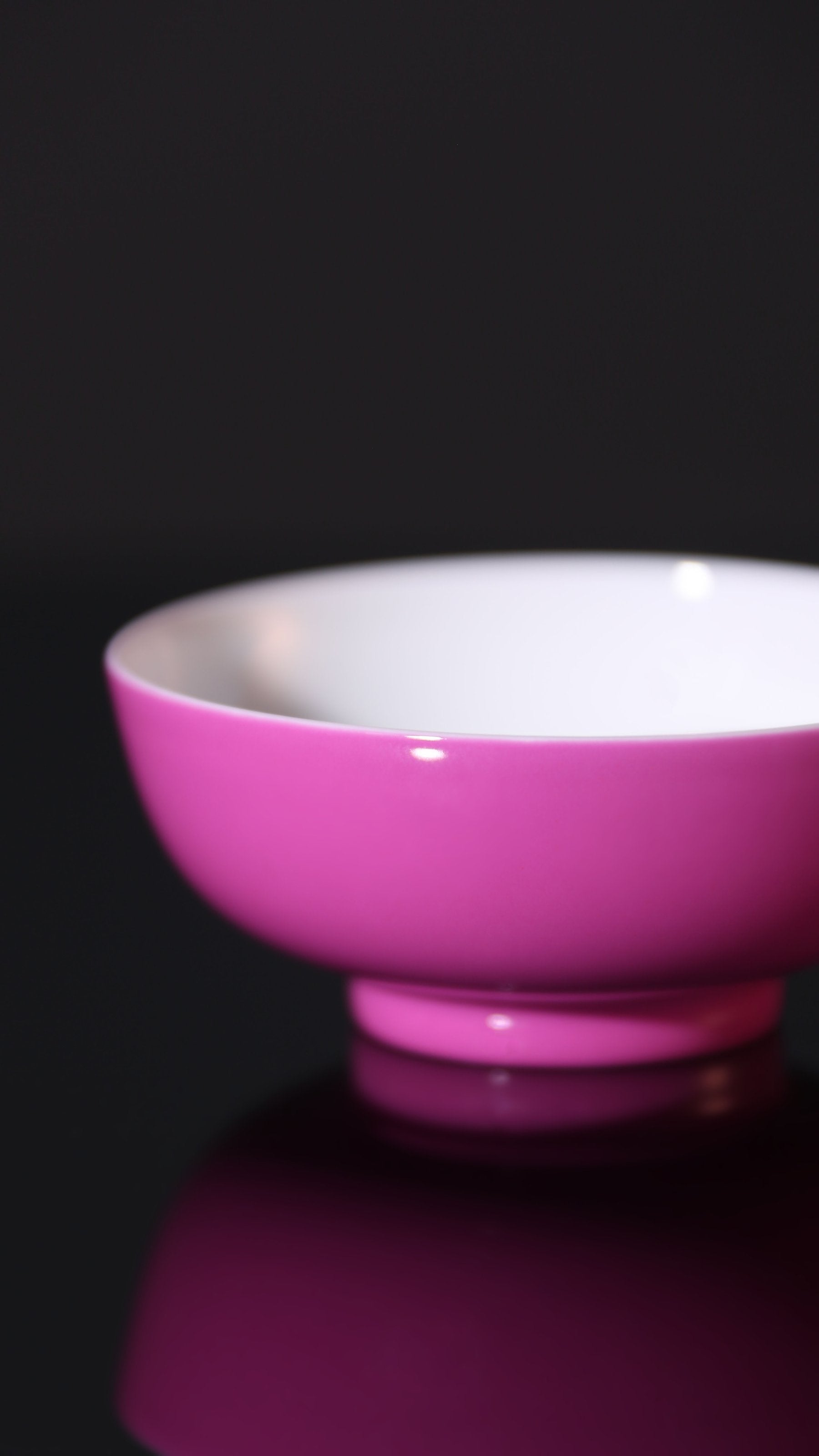 Rouge lingers in the palace bowl