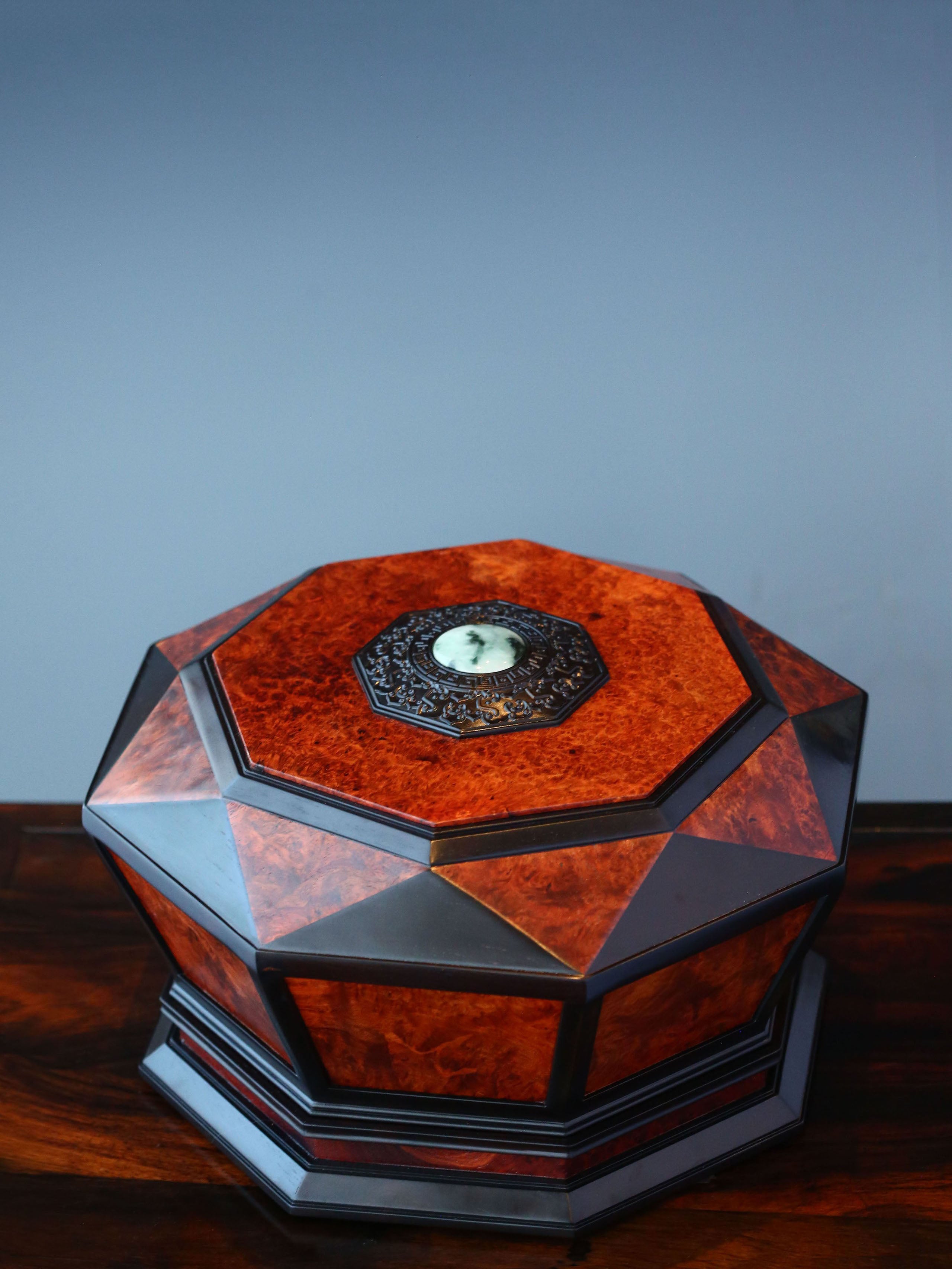 Burl Wood Gem Box