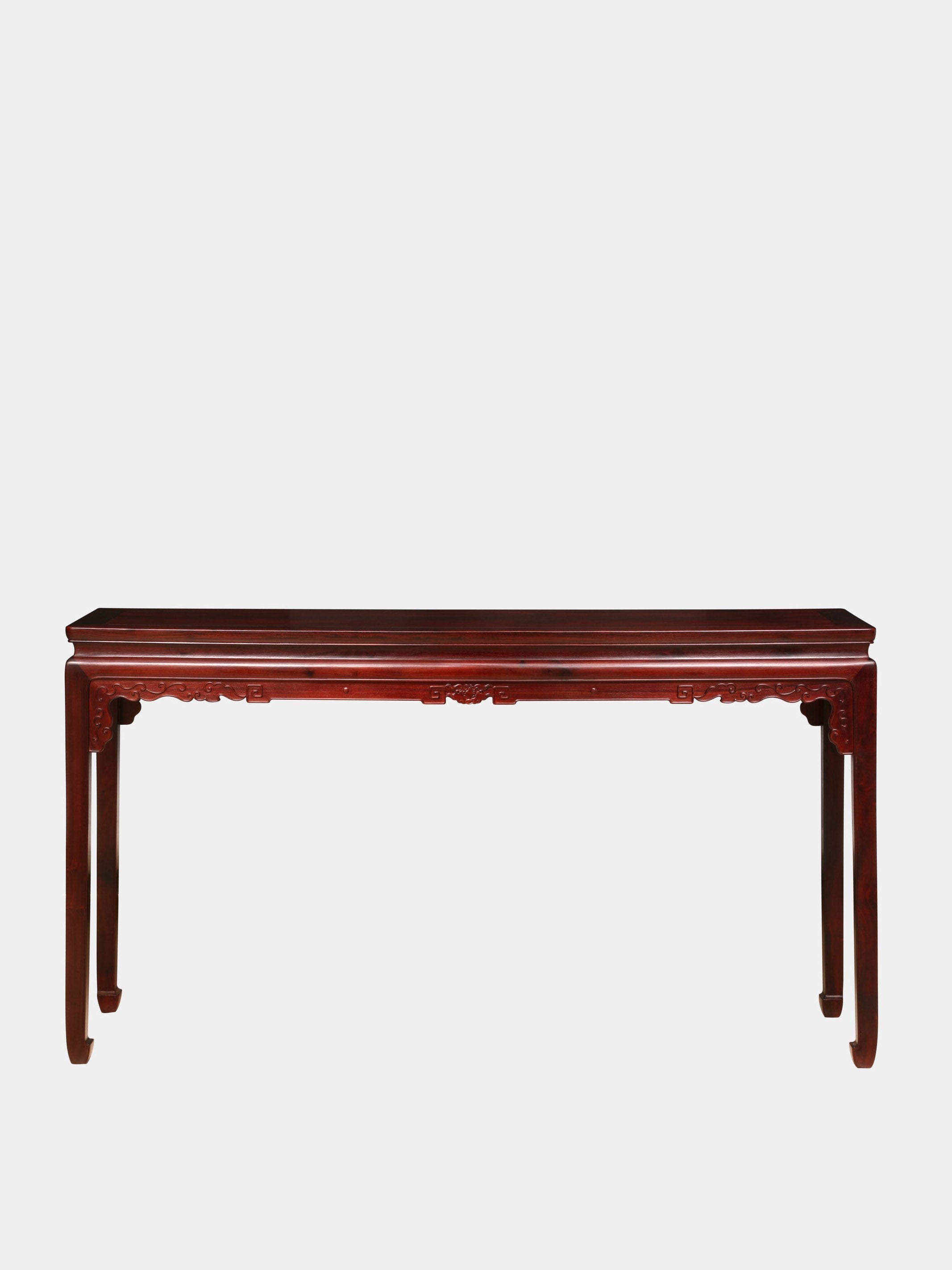 Cloud and water pattern panel table