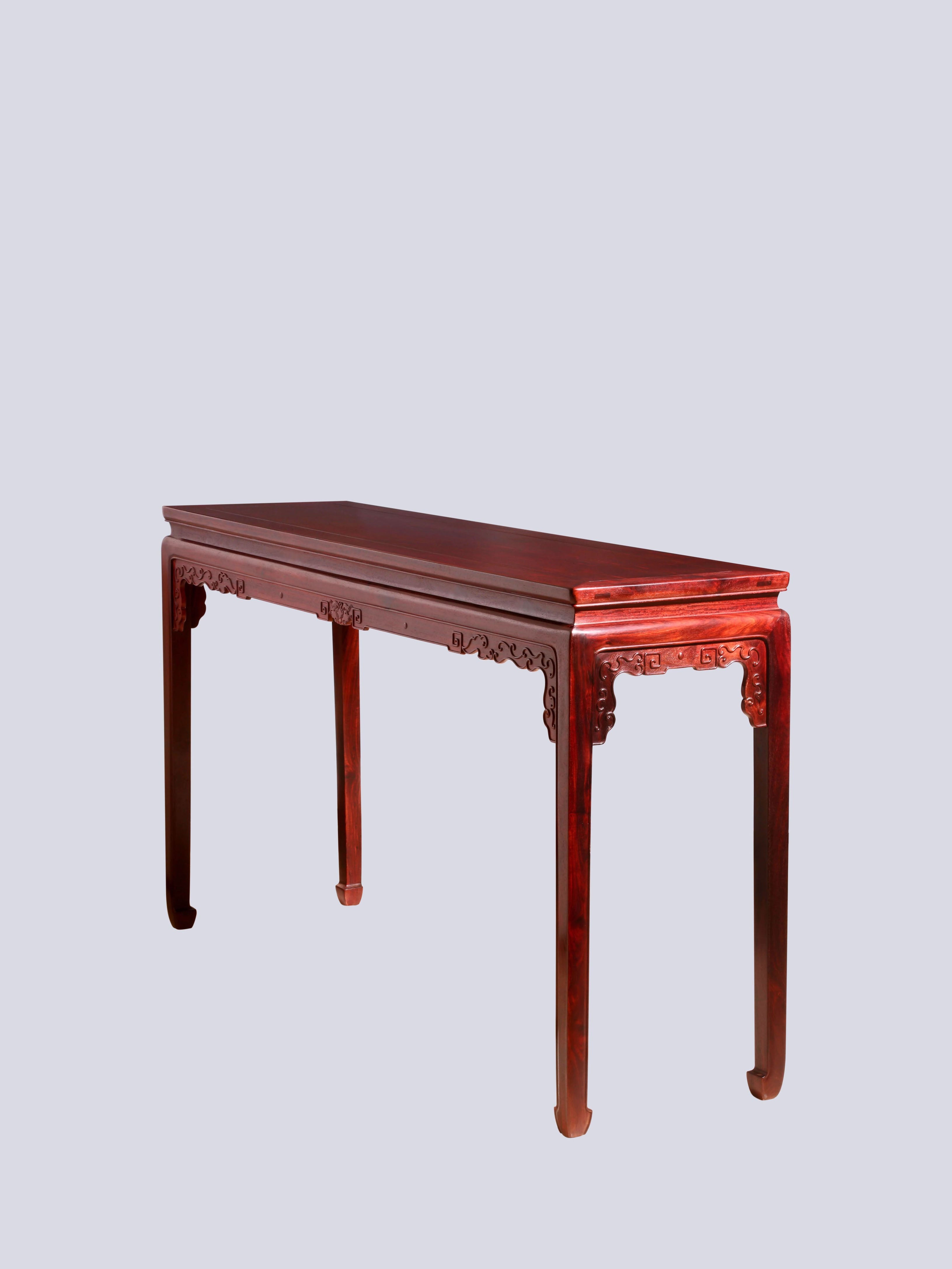 Cloud and water pattern panel table