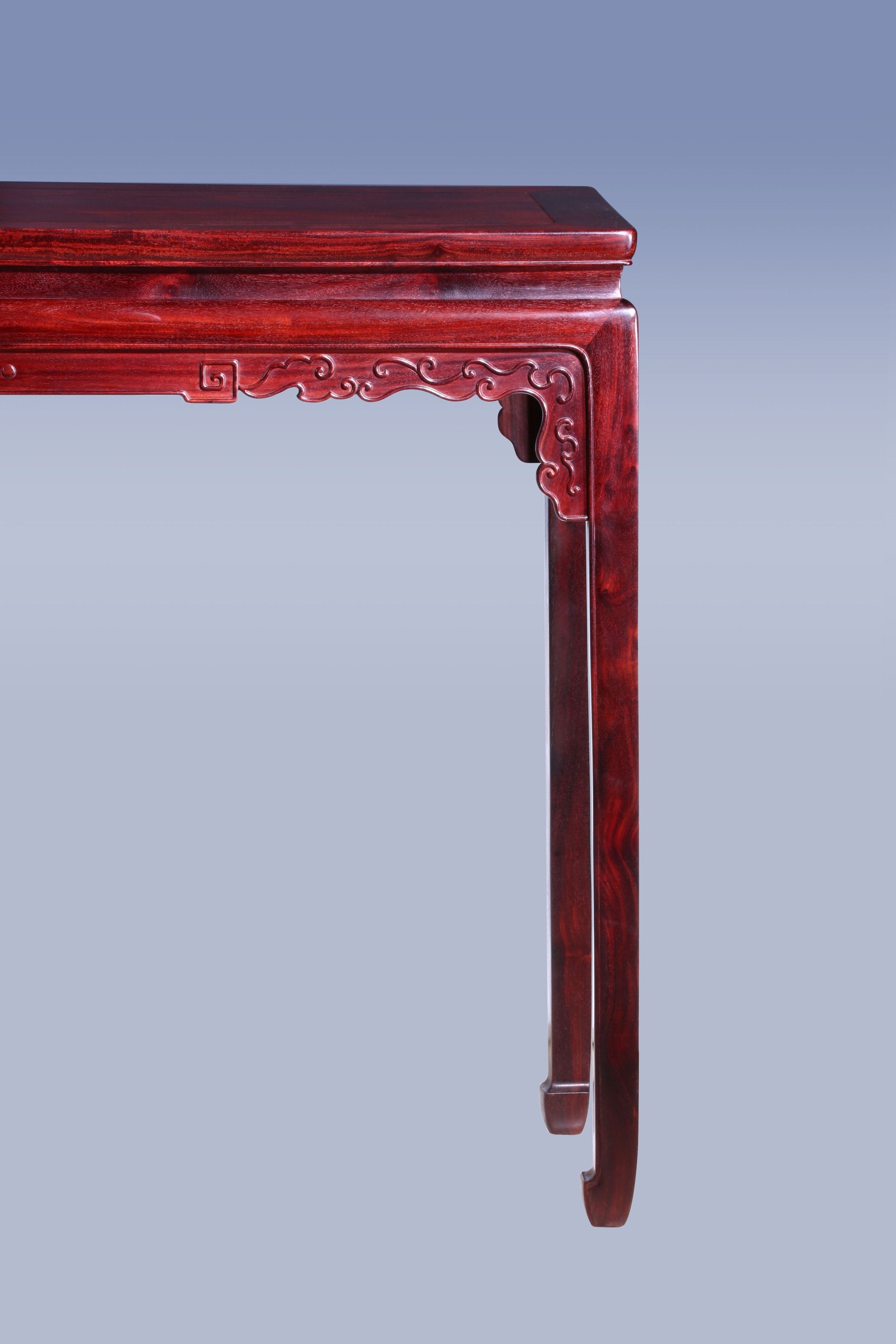 Cloud and water pattern panel table