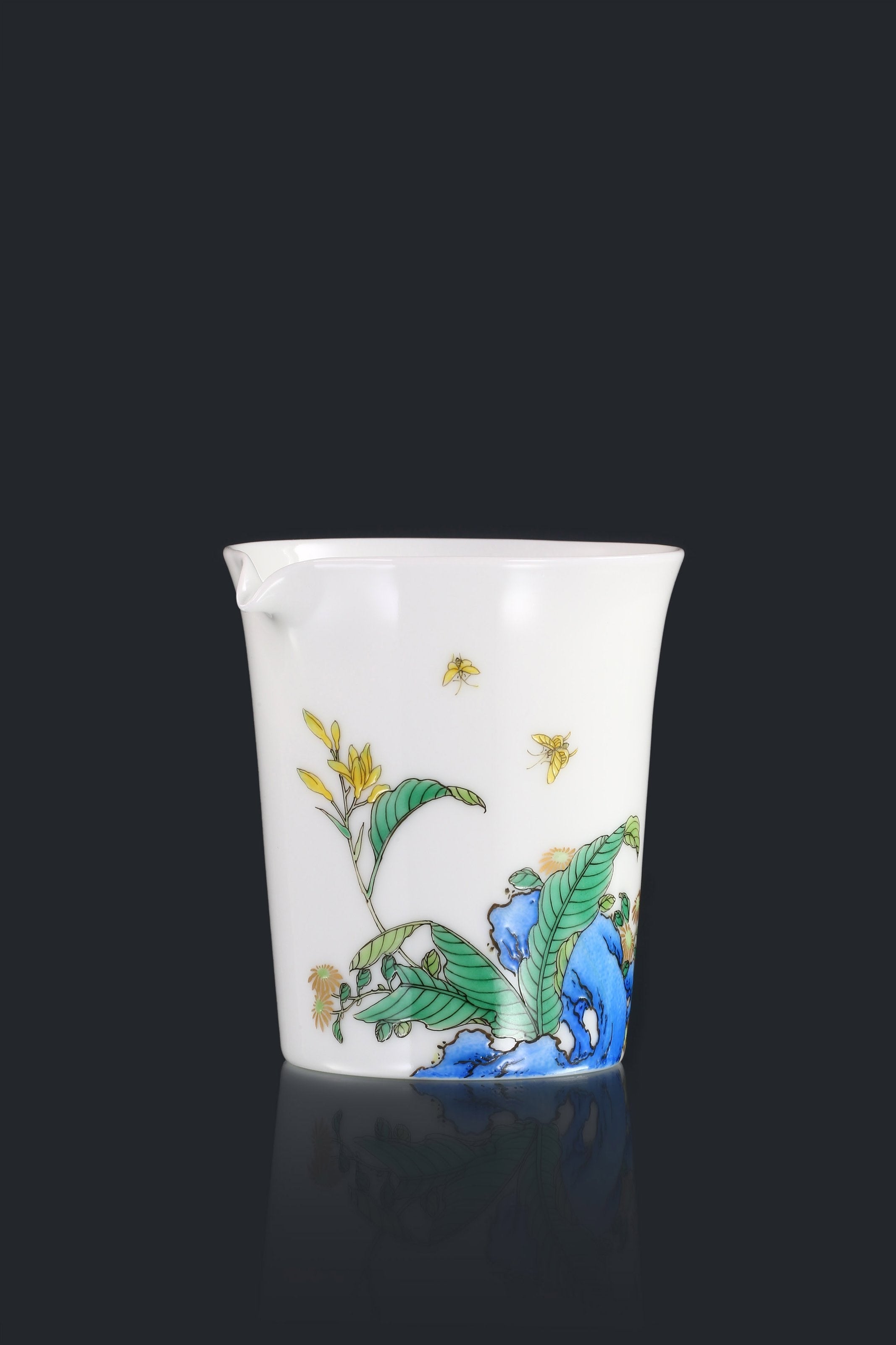 Jade hairpin flower cup