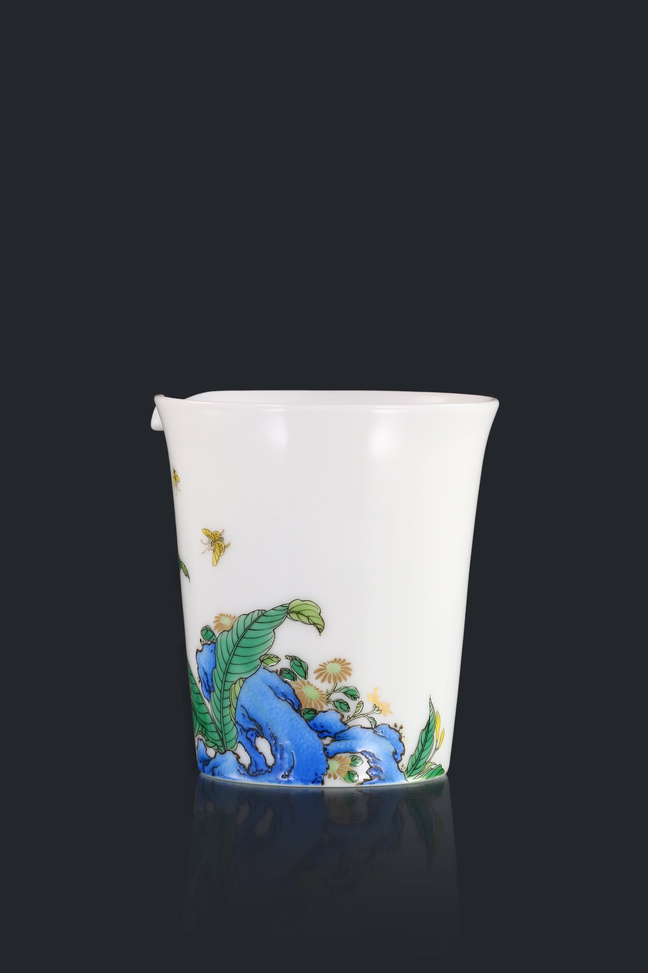 Jade hairpin flower cup