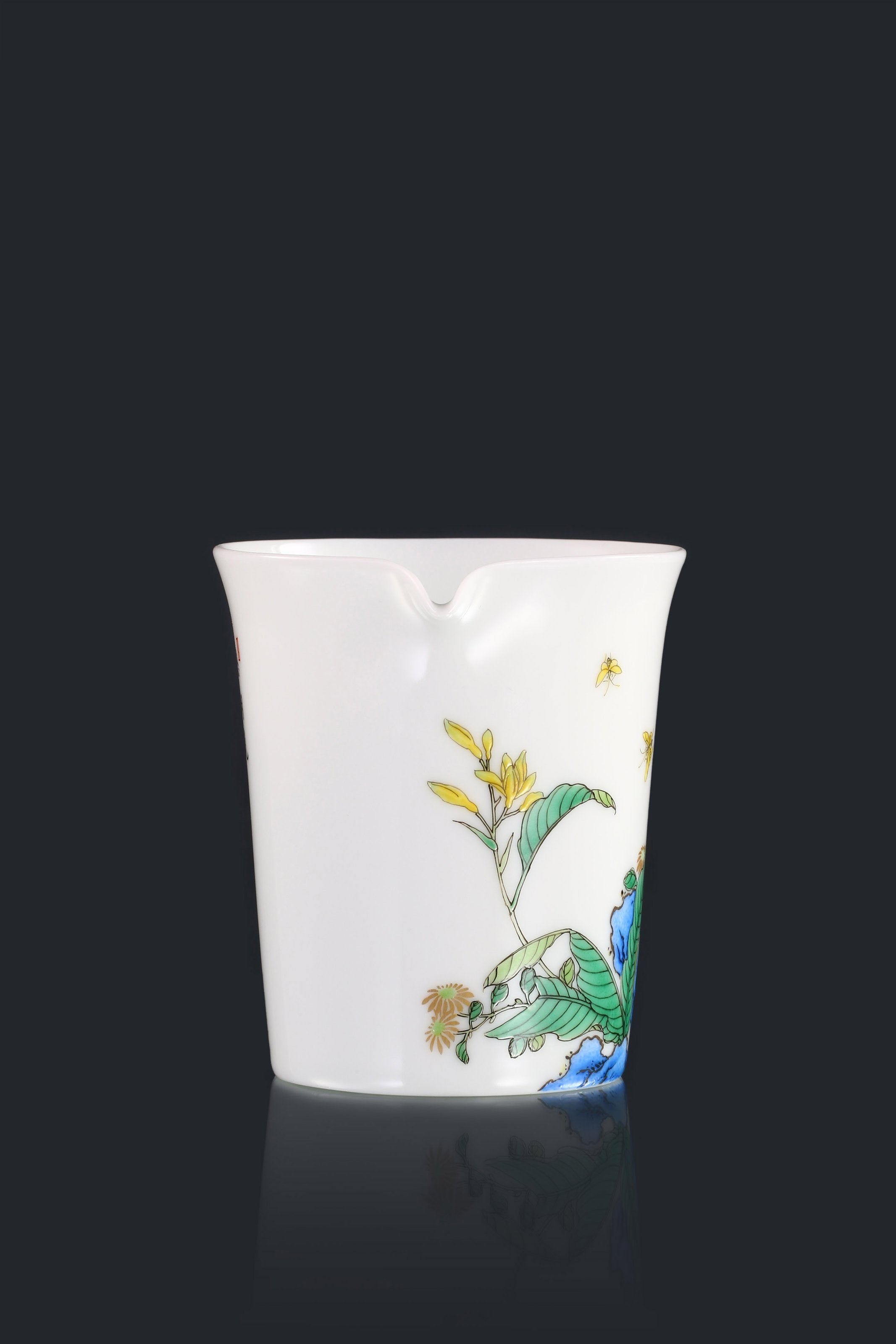 Jade hairpin flower cup