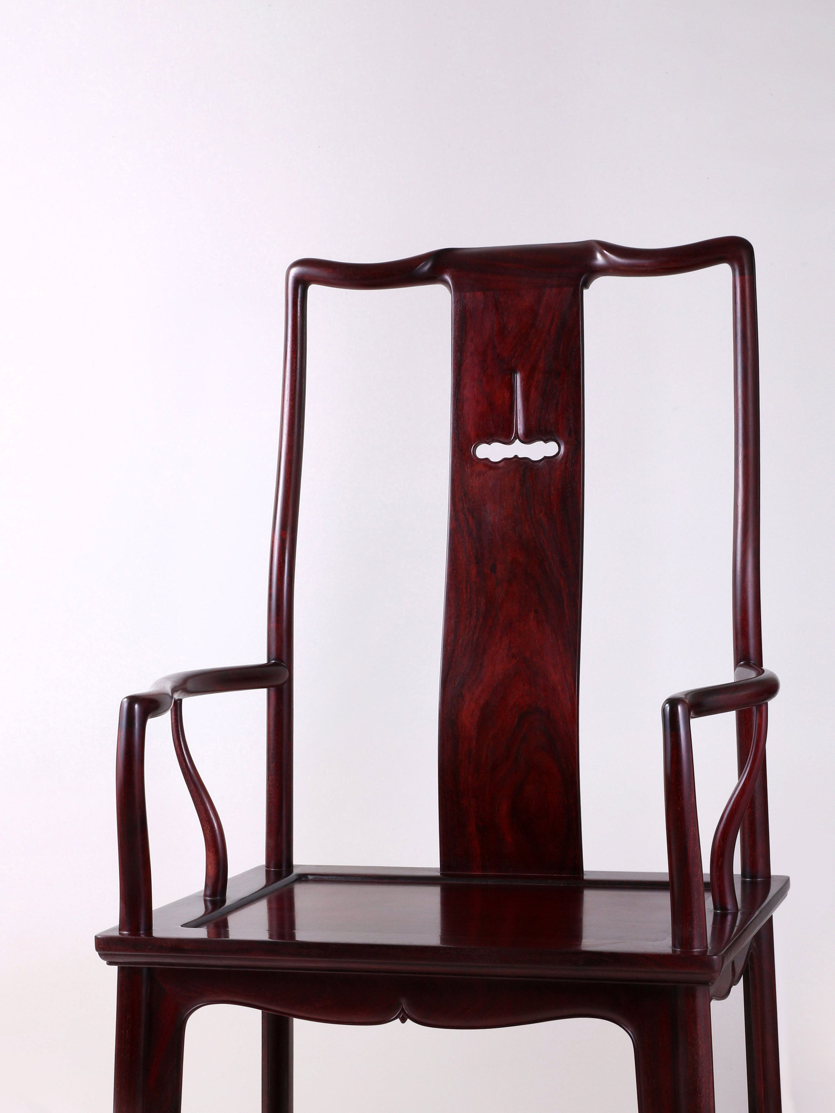 Zambian Bloodwood Southern Official's Hat Chair