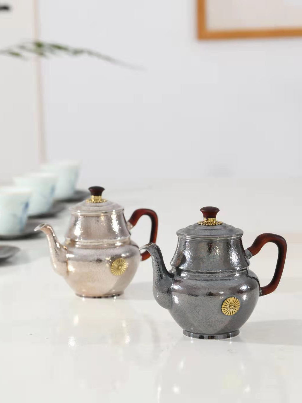 Tibetan Sterling Silver Teapot