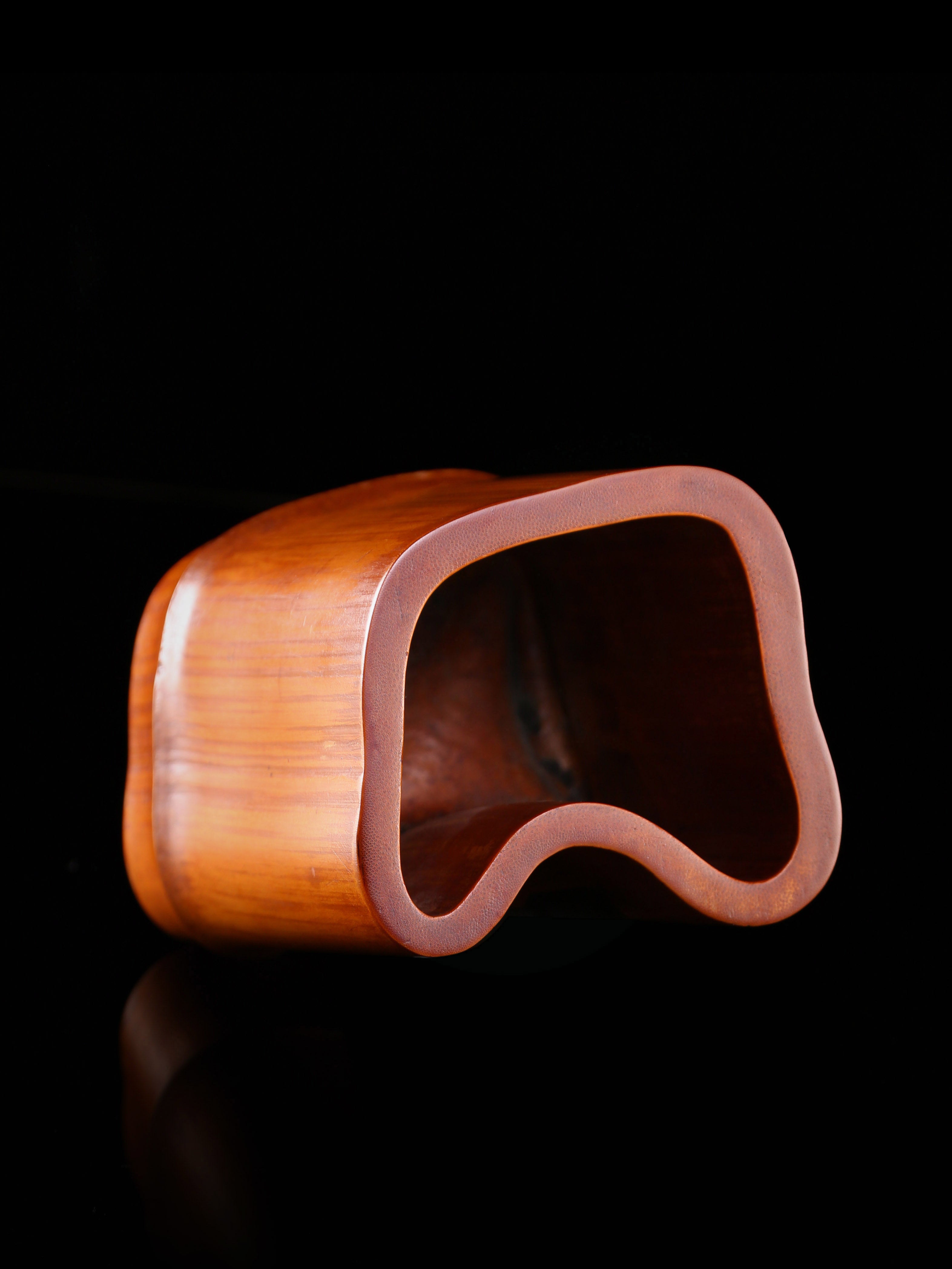 Bamboo square pen holder