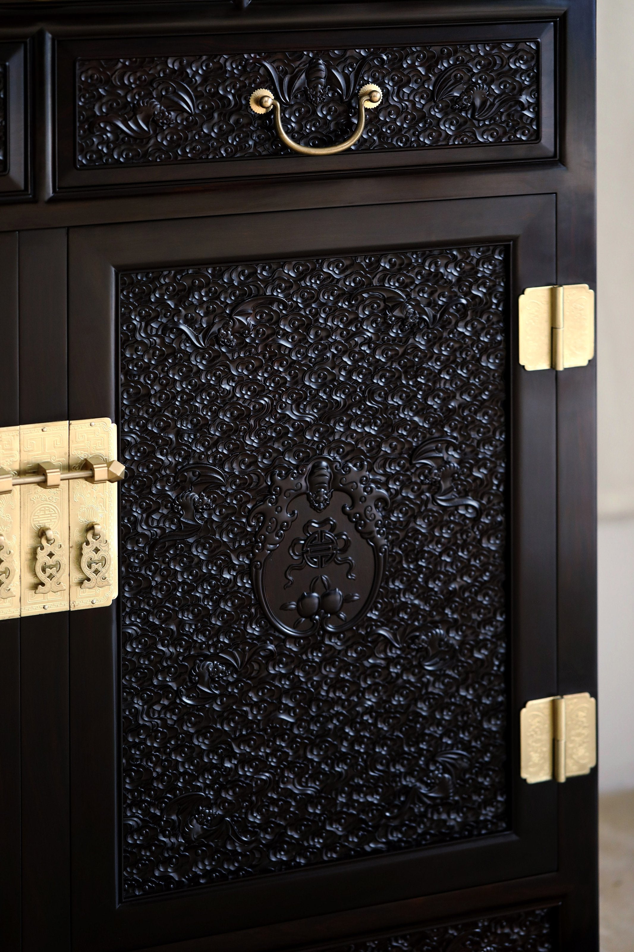 Purple sandalwood cabinet shelves in pairs