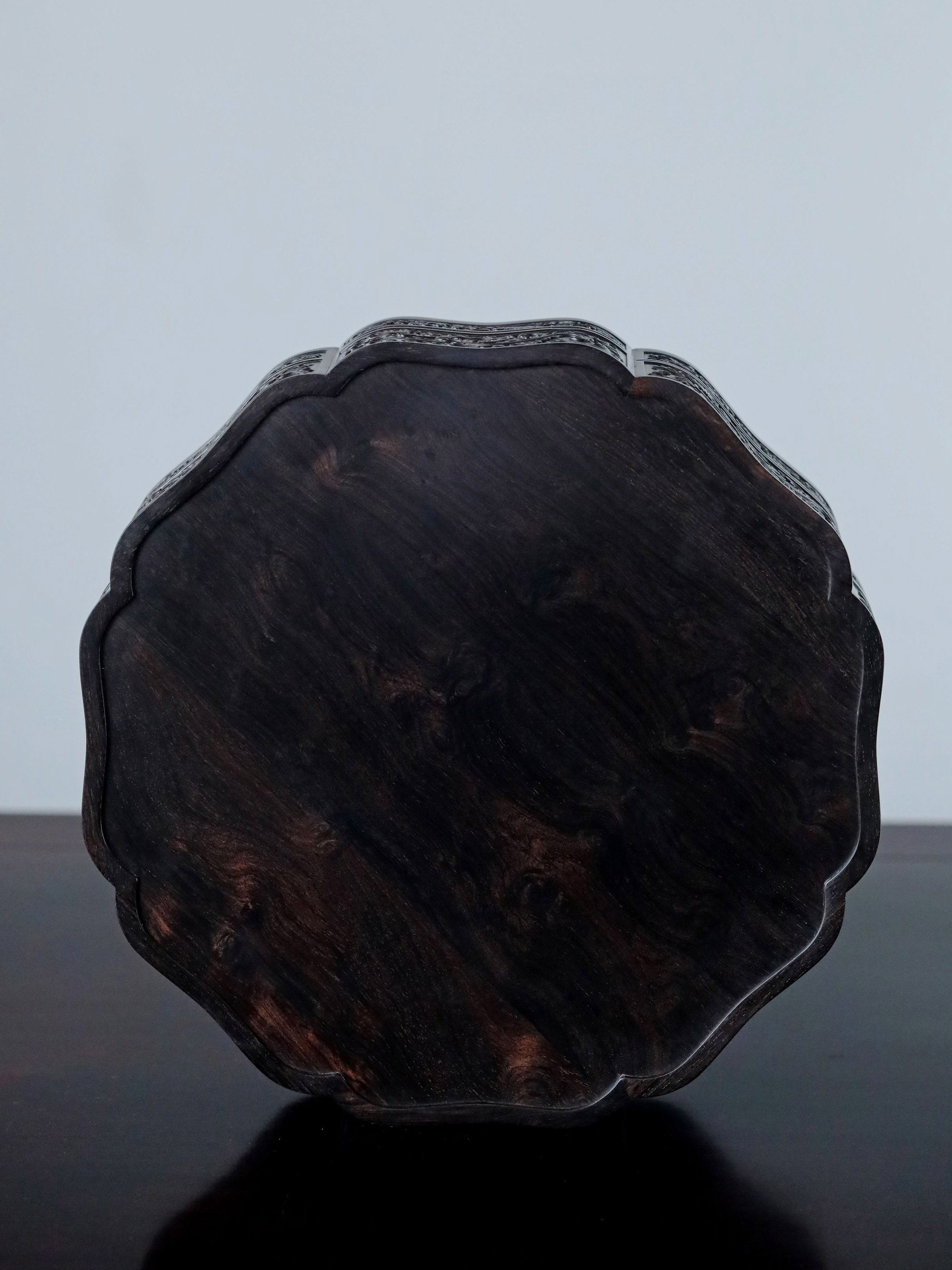 Purple sandalwood plain sunflower eight-treasure fruit box