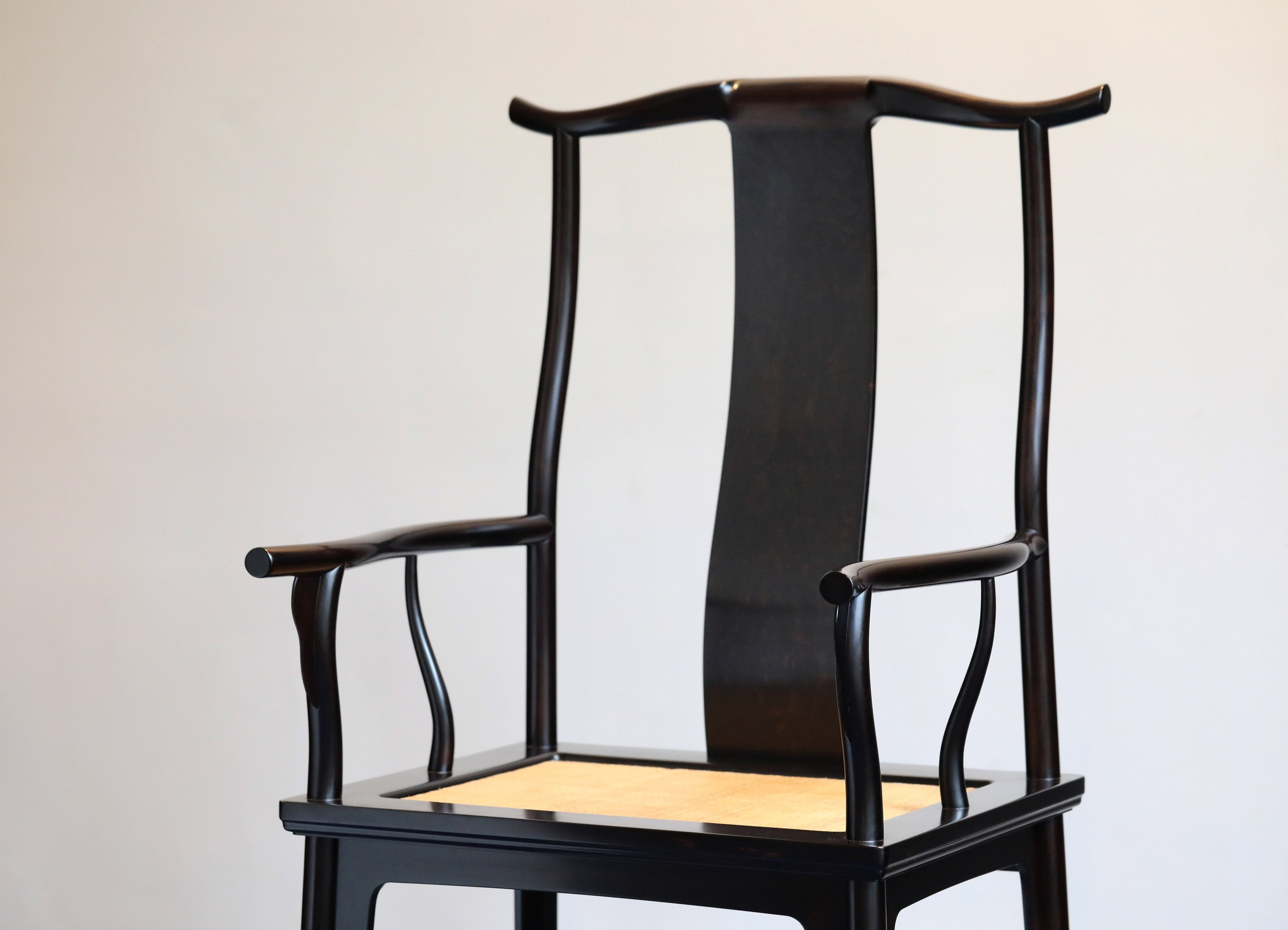 Purple sandalwood four-cornered official's hat chair