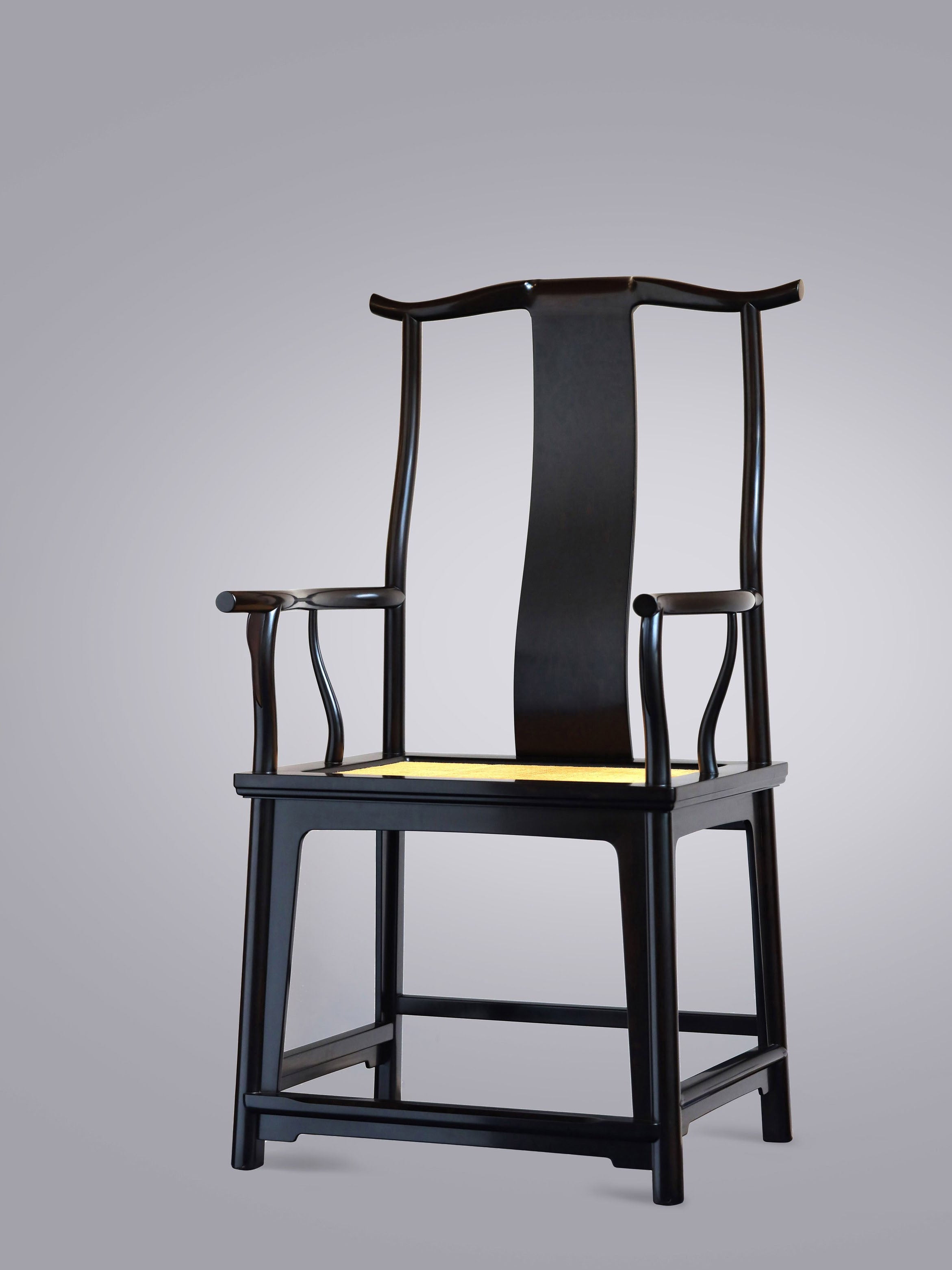 Purple sandalwood four-cornered official's hat chair