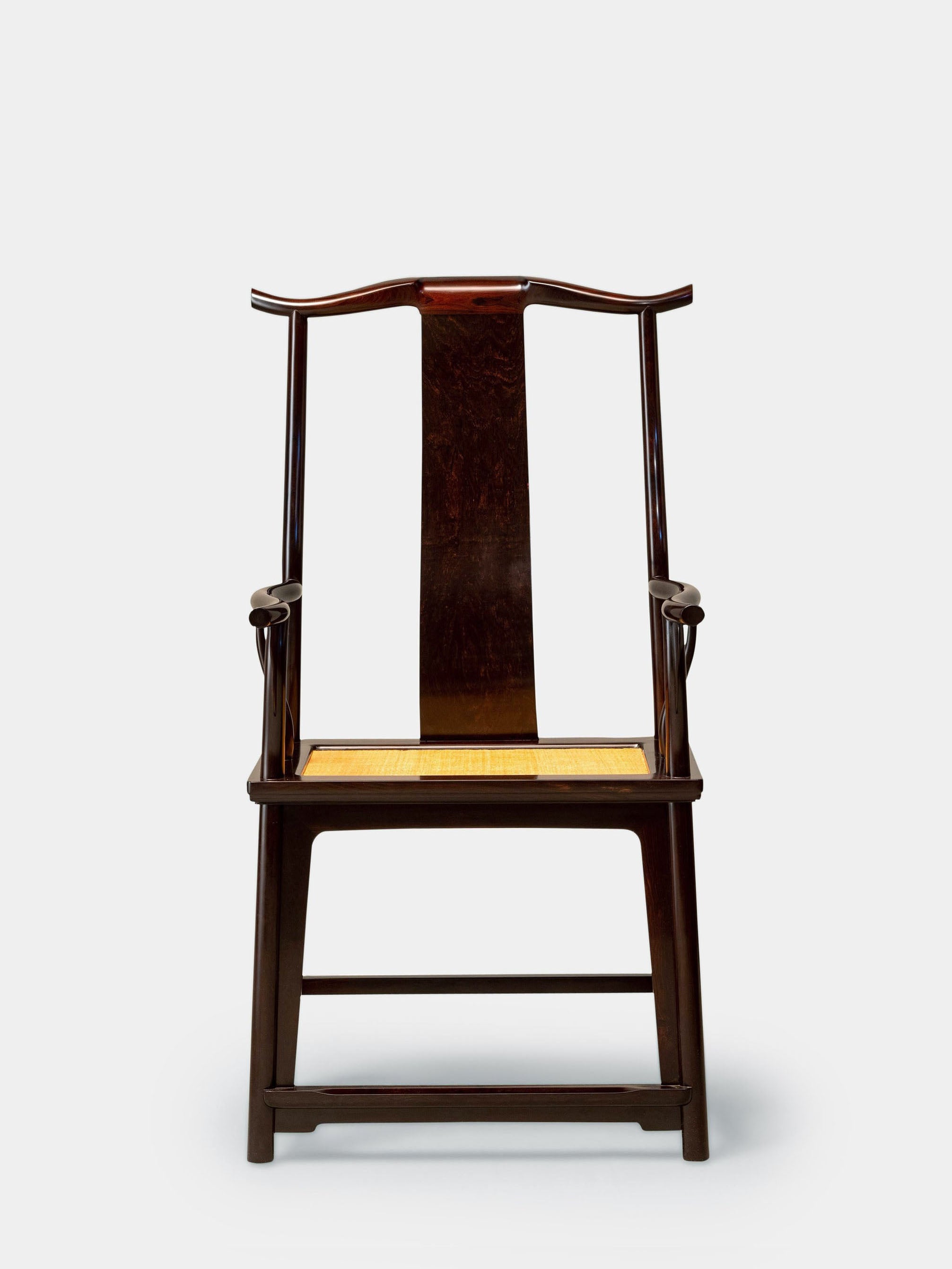 Purple sandalwood four-cornered official's hat chair