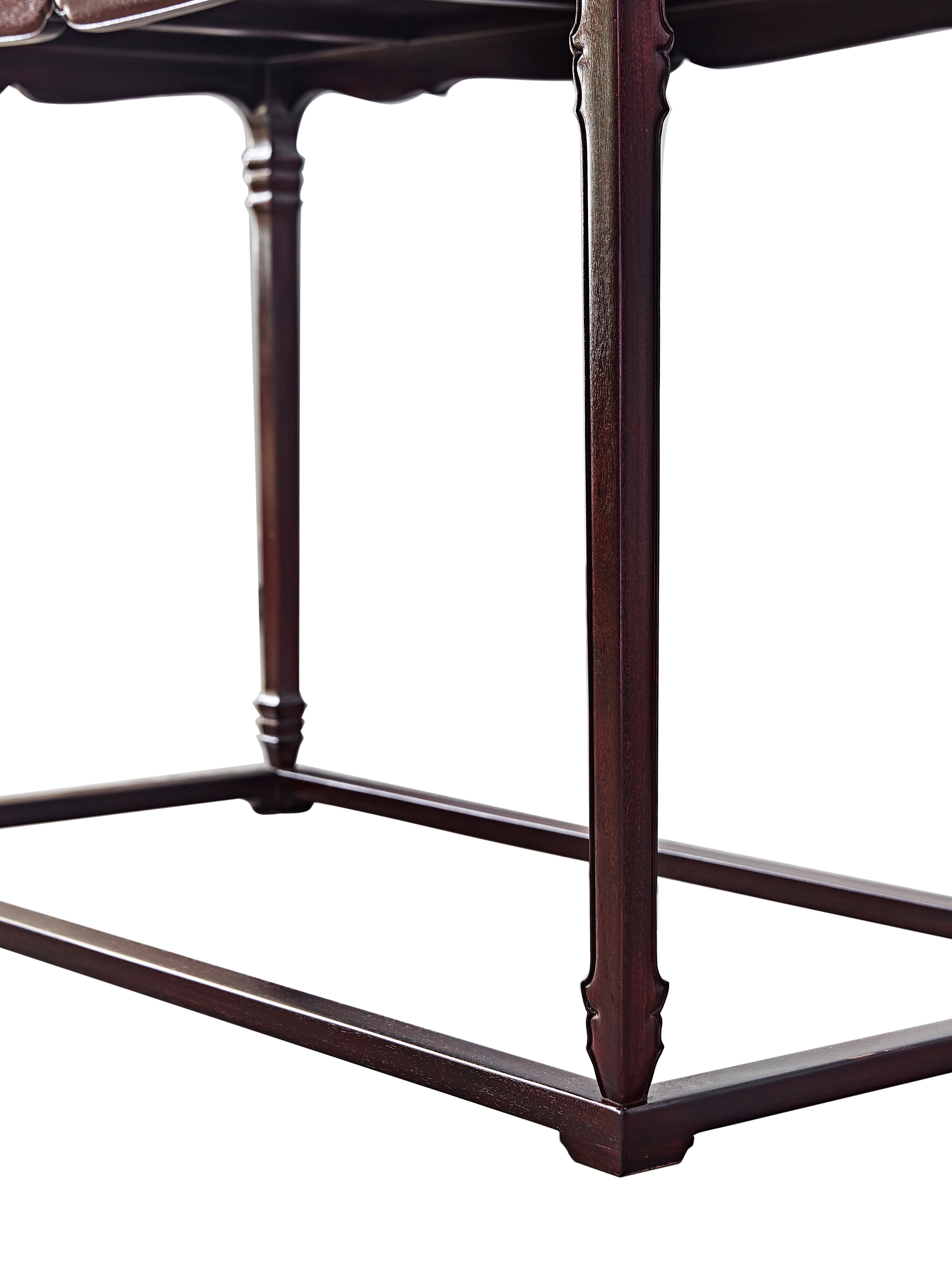 Zambian rosewood tea table
