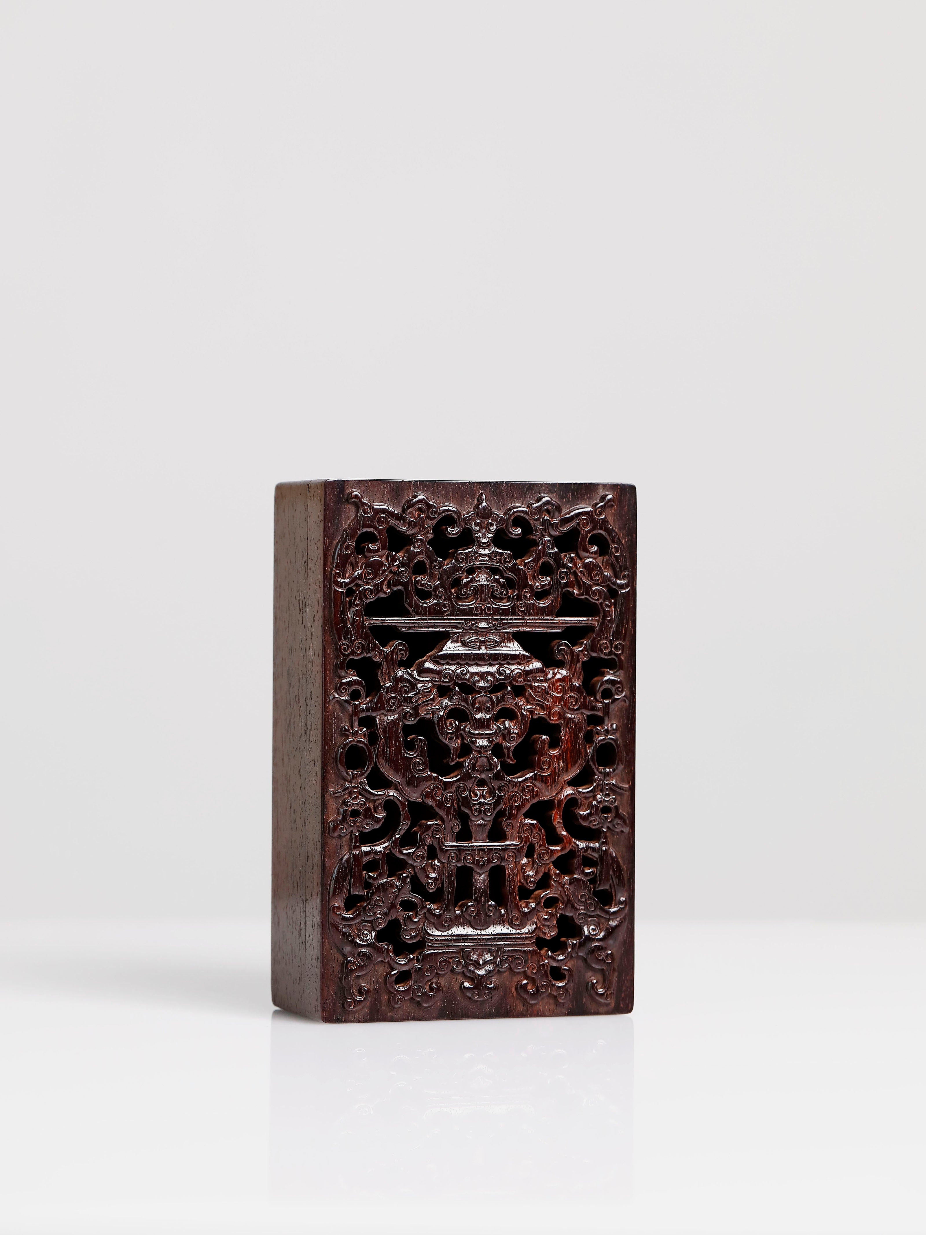 Scholar's Objects: Sandalwood Incense Box