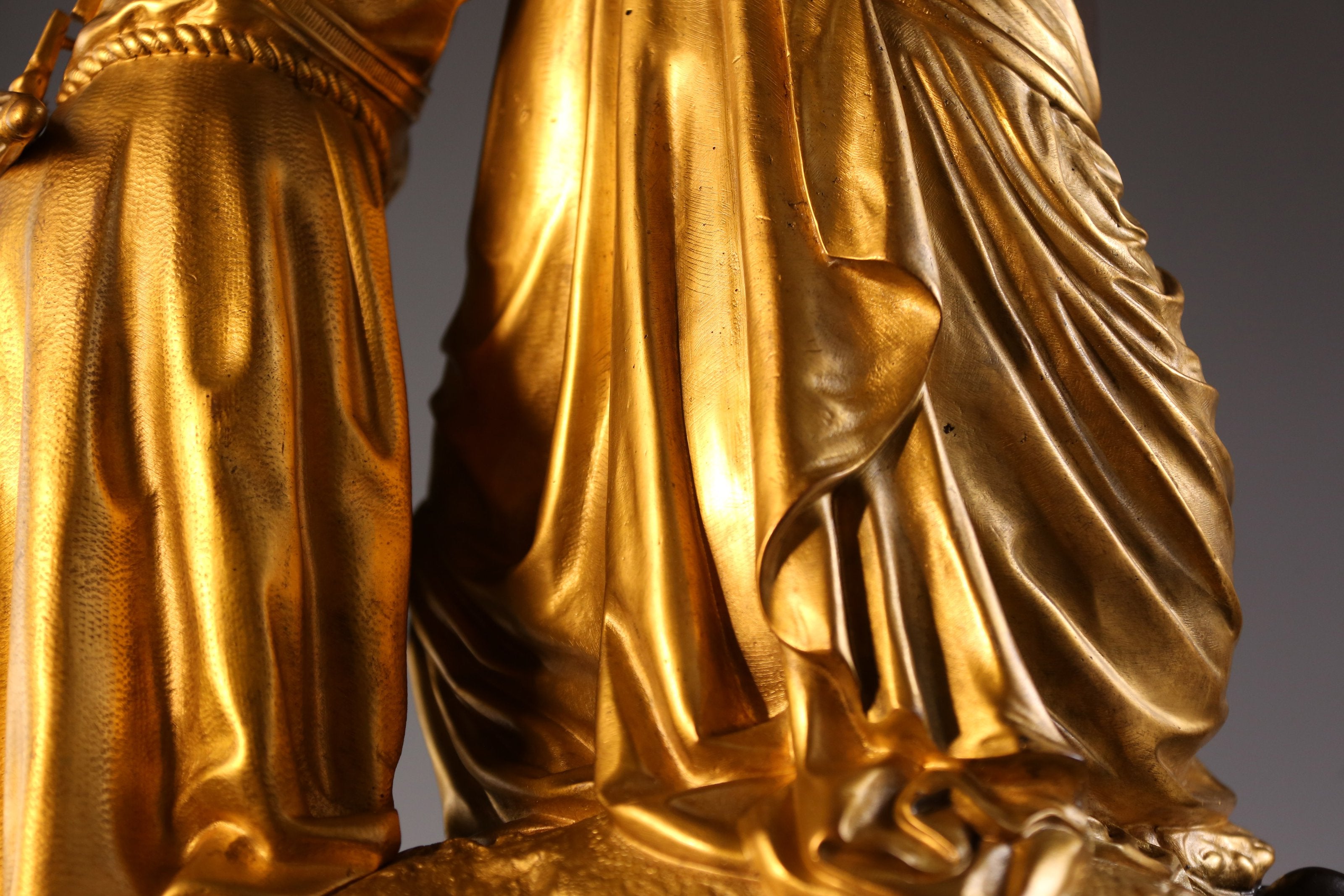 "Prayer" Gilded Bronze Sculpture