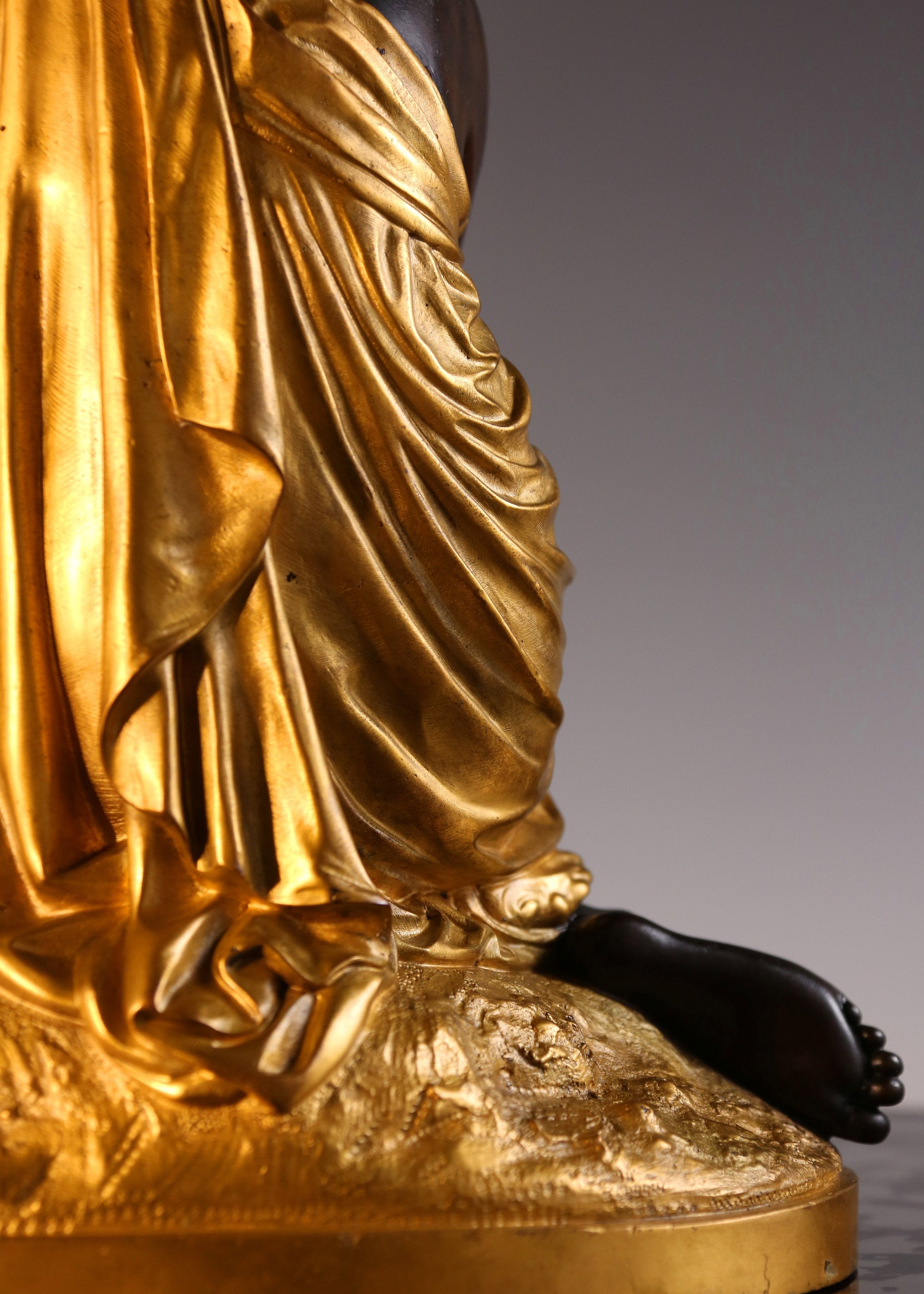 "Prayer" Gilded Bronze Sculpture