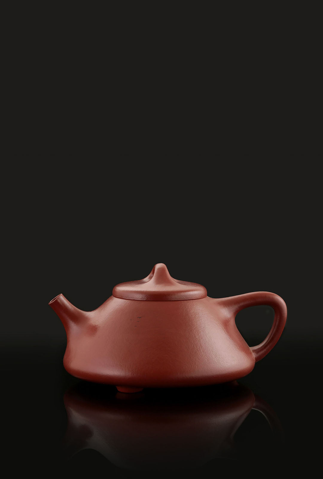 Ziye Stone Ladle Teapot - Zhu Ni (Red Clay)