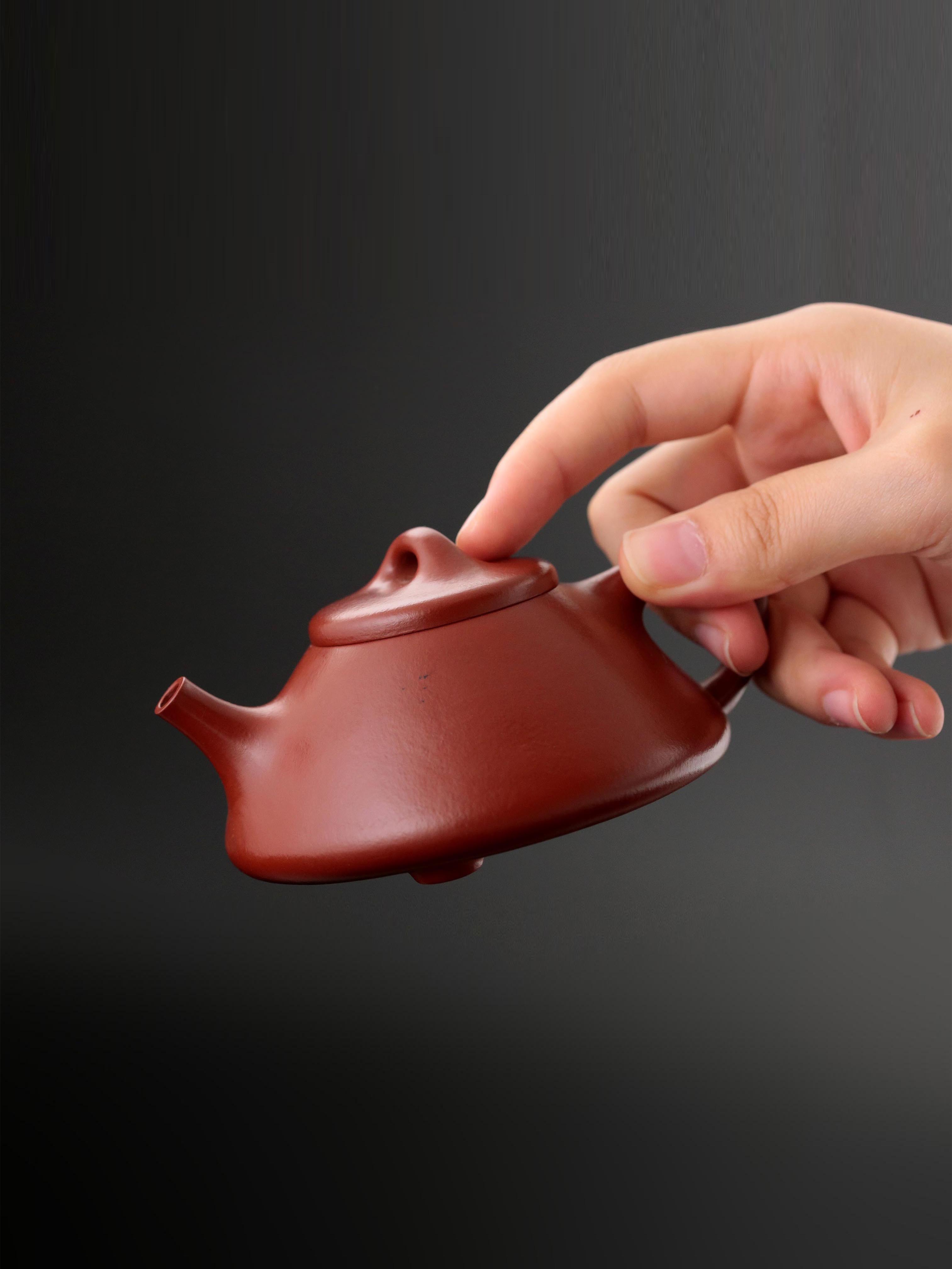 Ziye Stone Ladle Teapot - Zhu Ni (Red Clay)