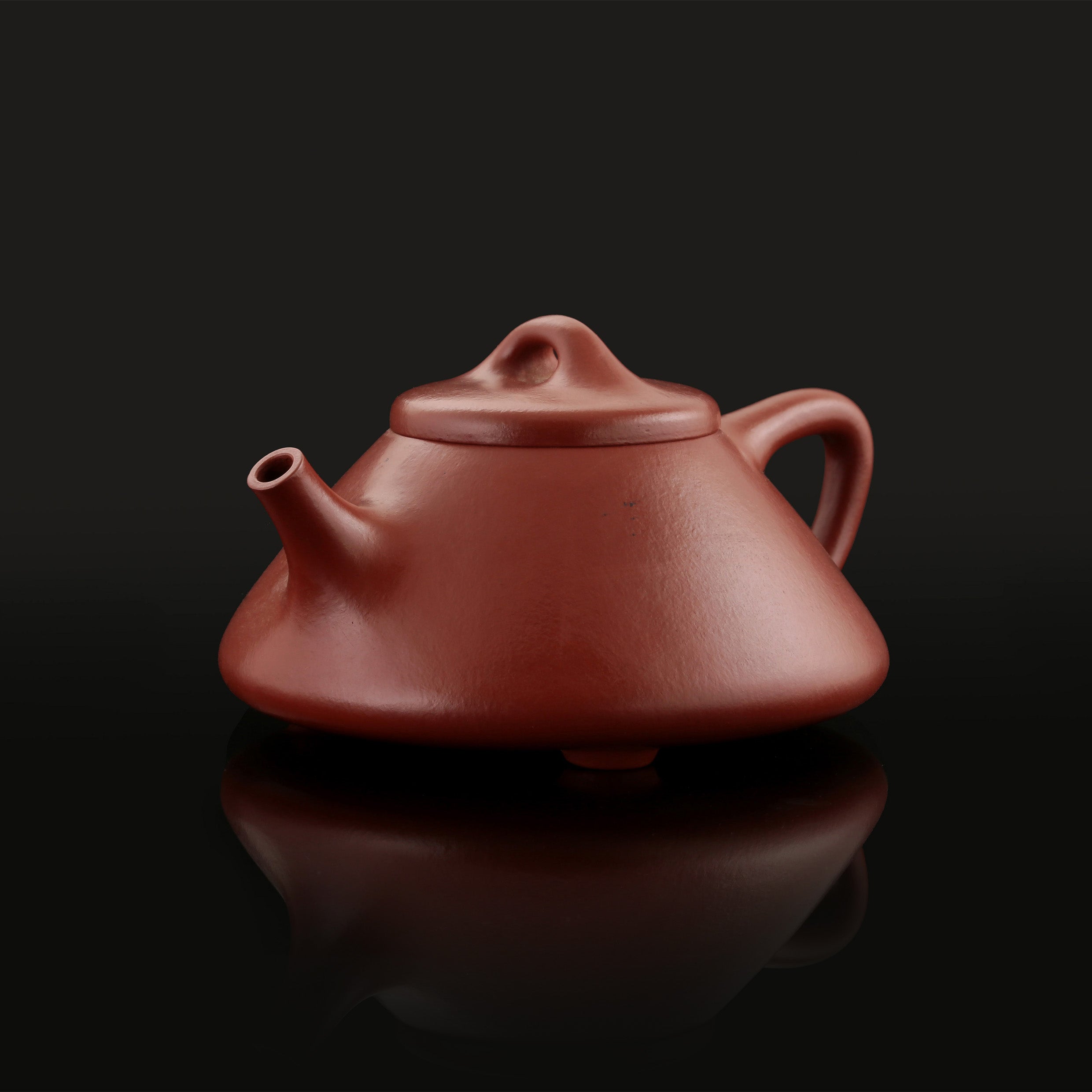 Ziye Stone Ladle Teapot - Zhu Ni (Red Clay)