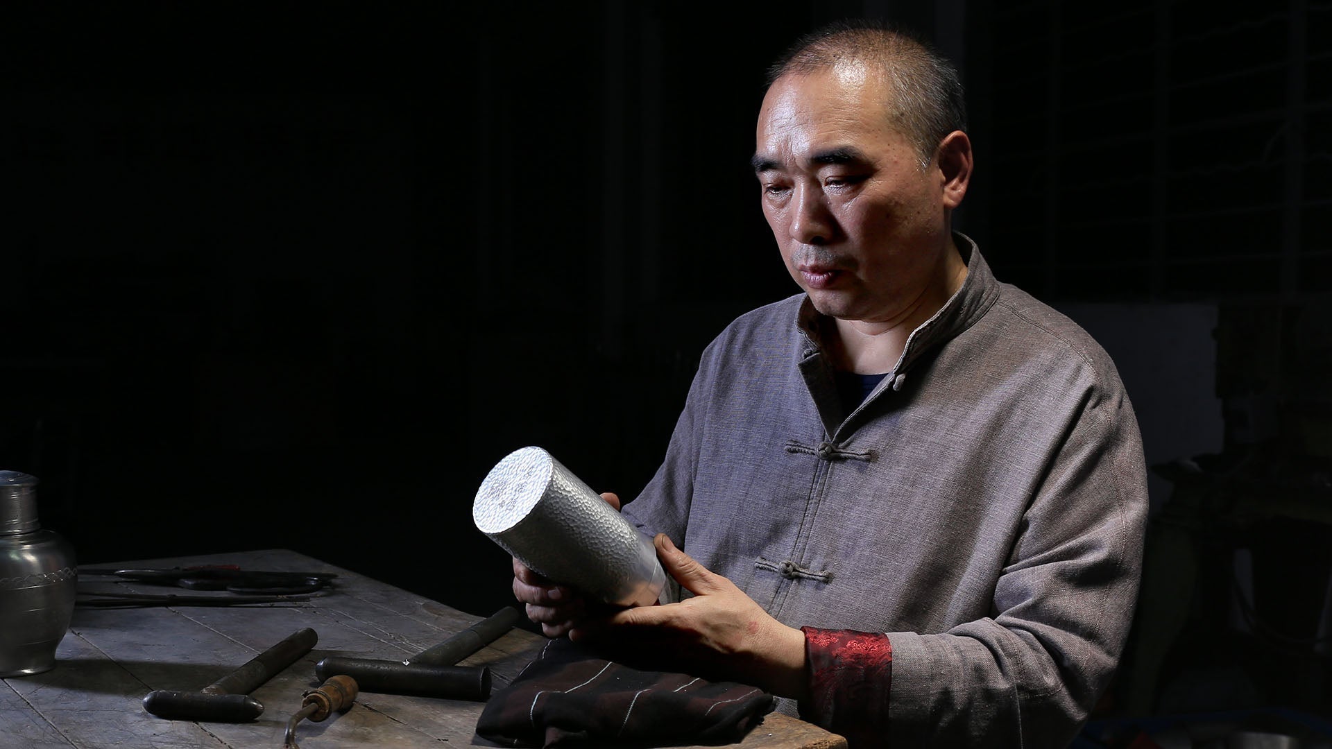 永康锡雕技艺非遗传承人 盛一原