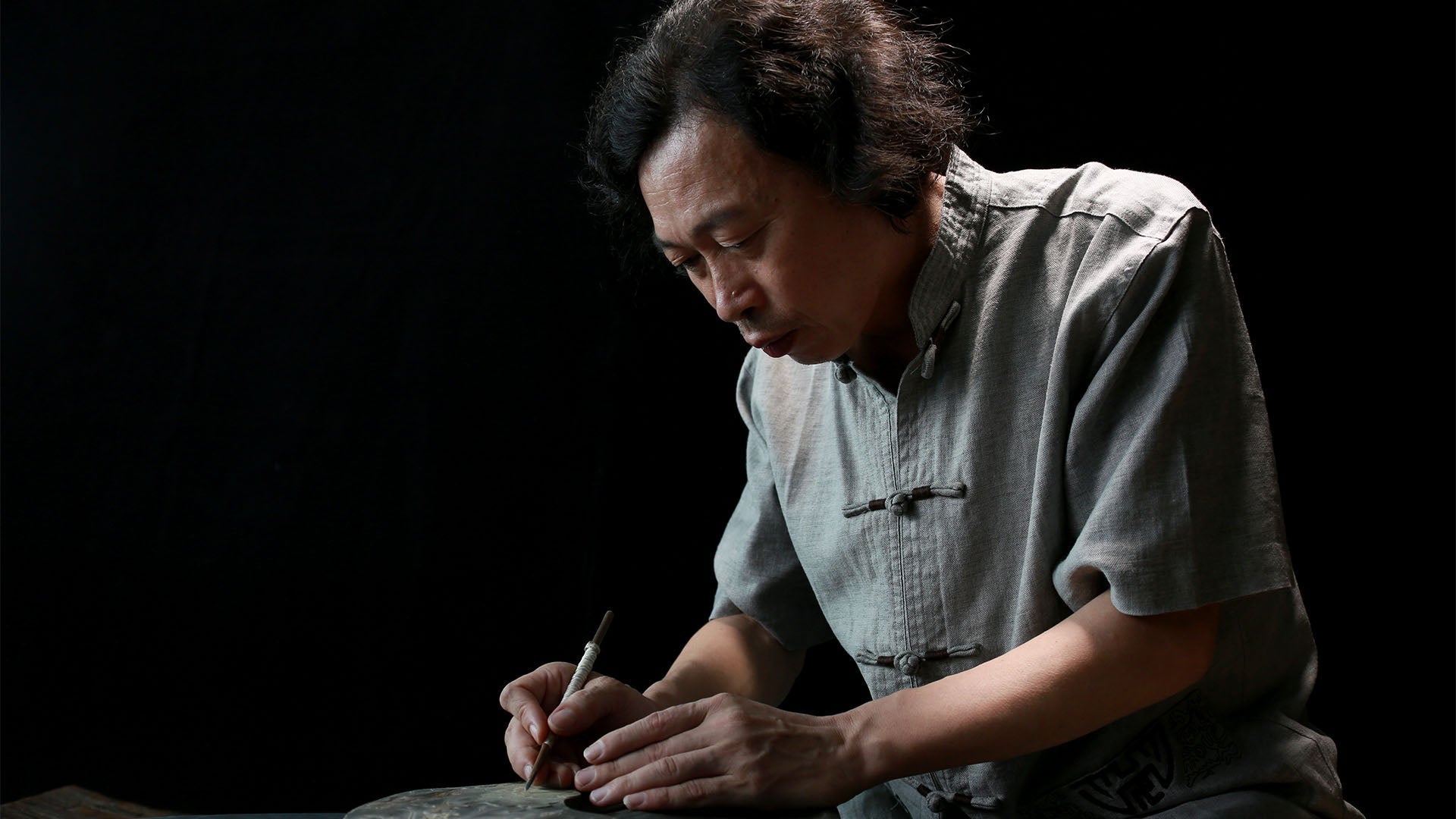 歙砚制作技艺非遗传承人 郑寒