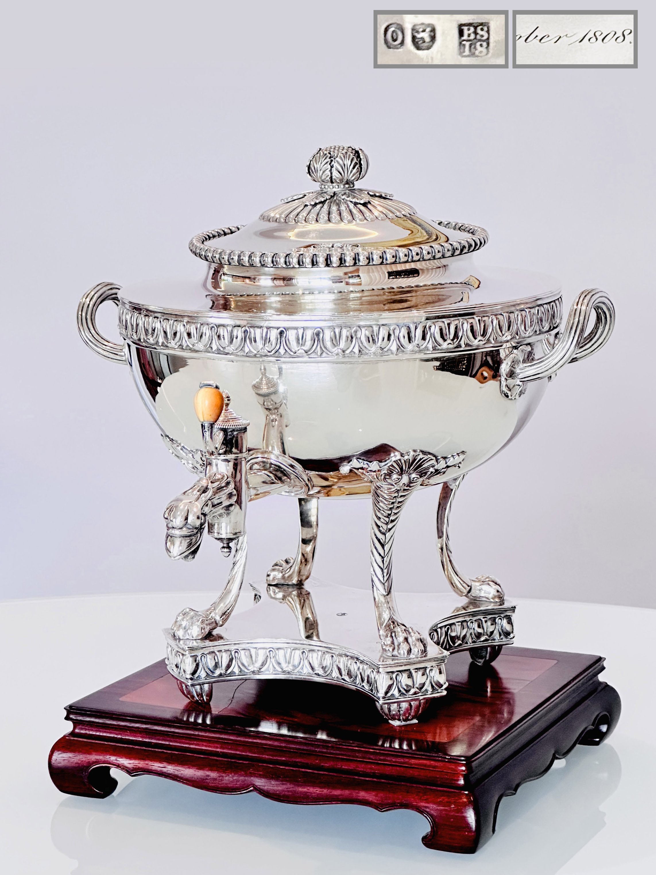 1808 British sterling silver teacup