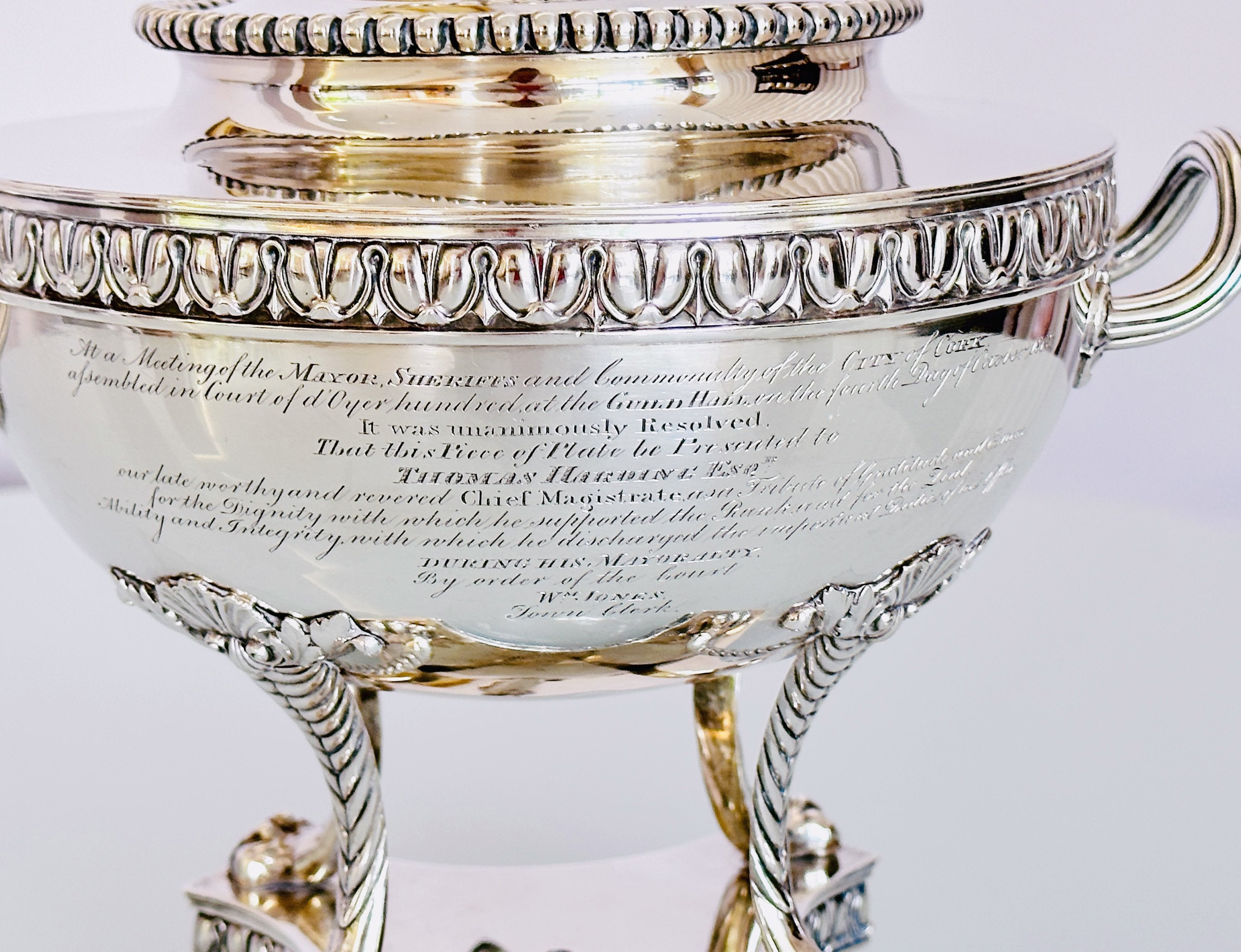 1808 British sterling silver teacup