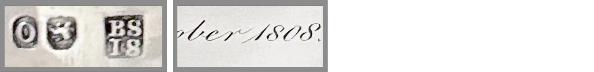 1808 British sterling silver teacup