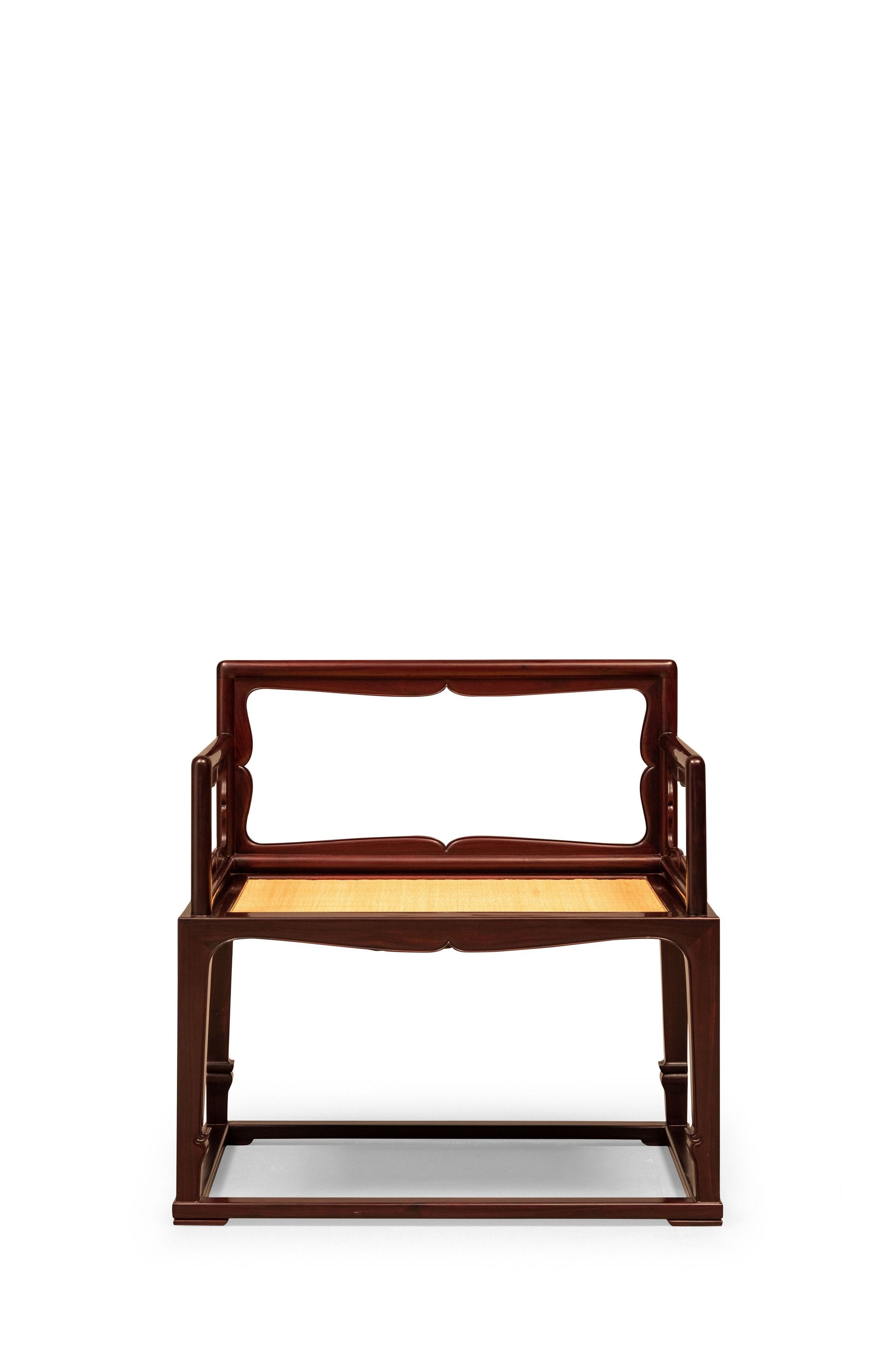 Zambian rosewood meditation chair