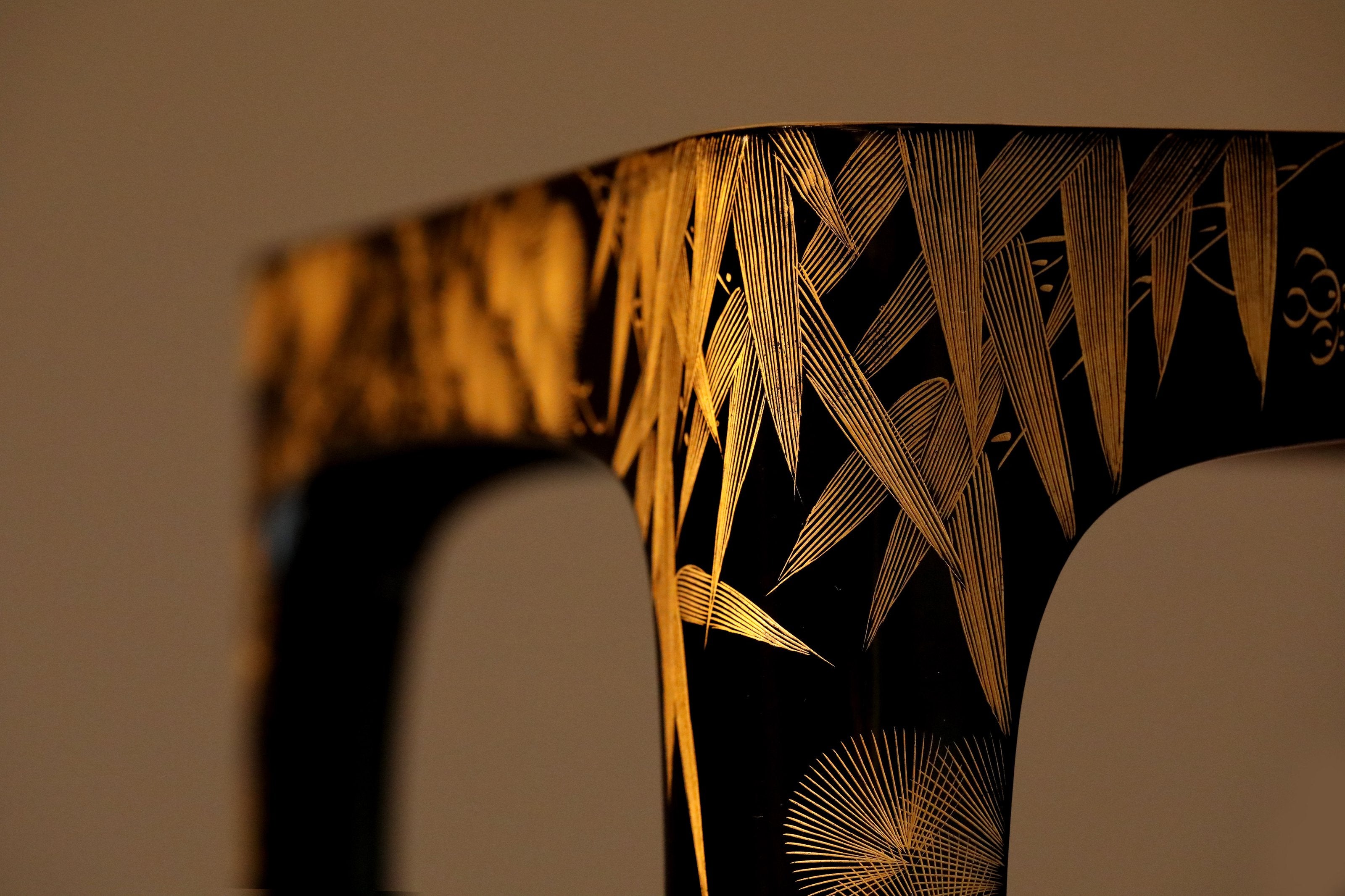 A large lacquer teahouse in Wajima, Japan, dating back to the Meiji period.