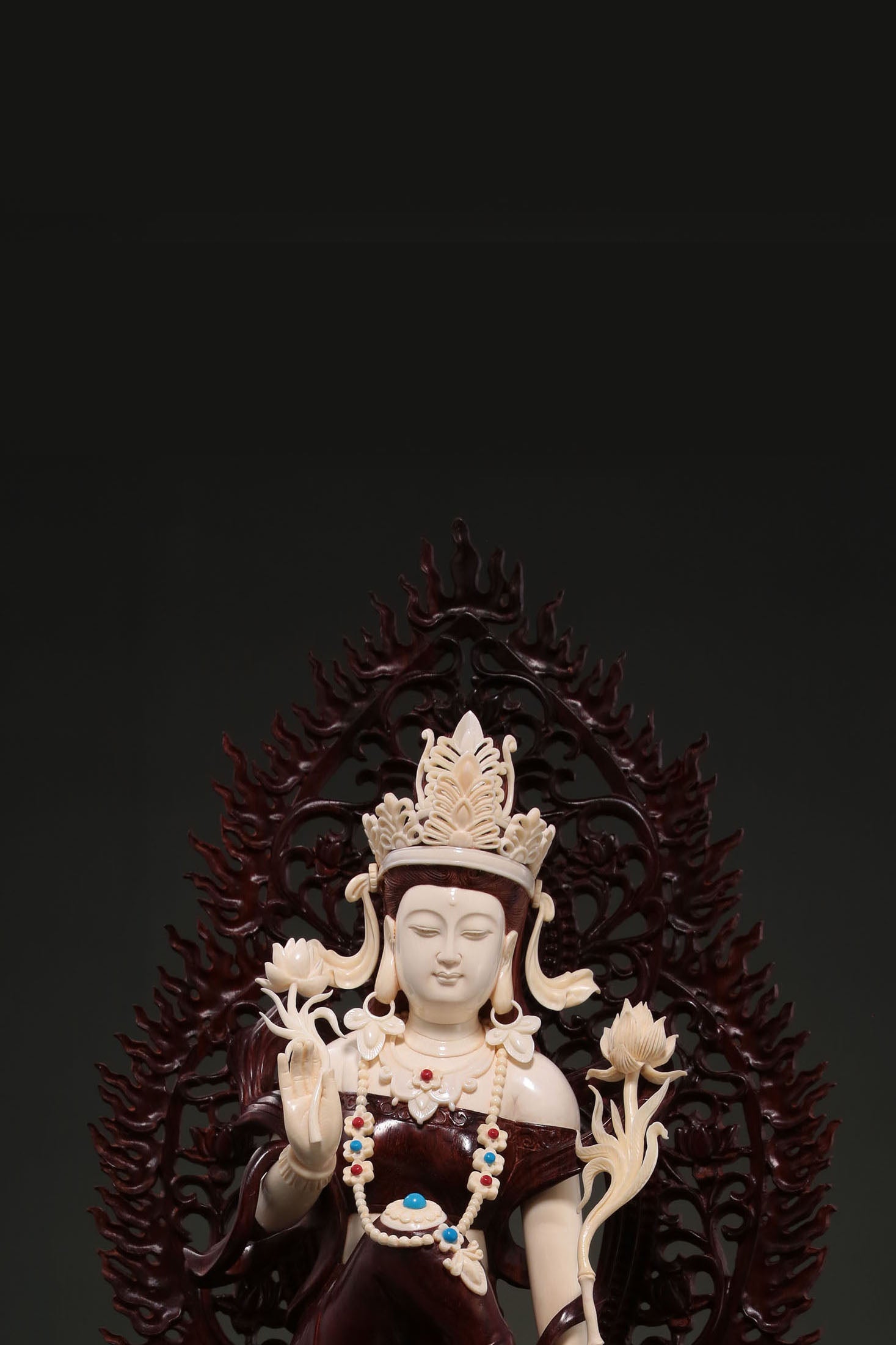 Guanyin Bodhisattva's tears manifested